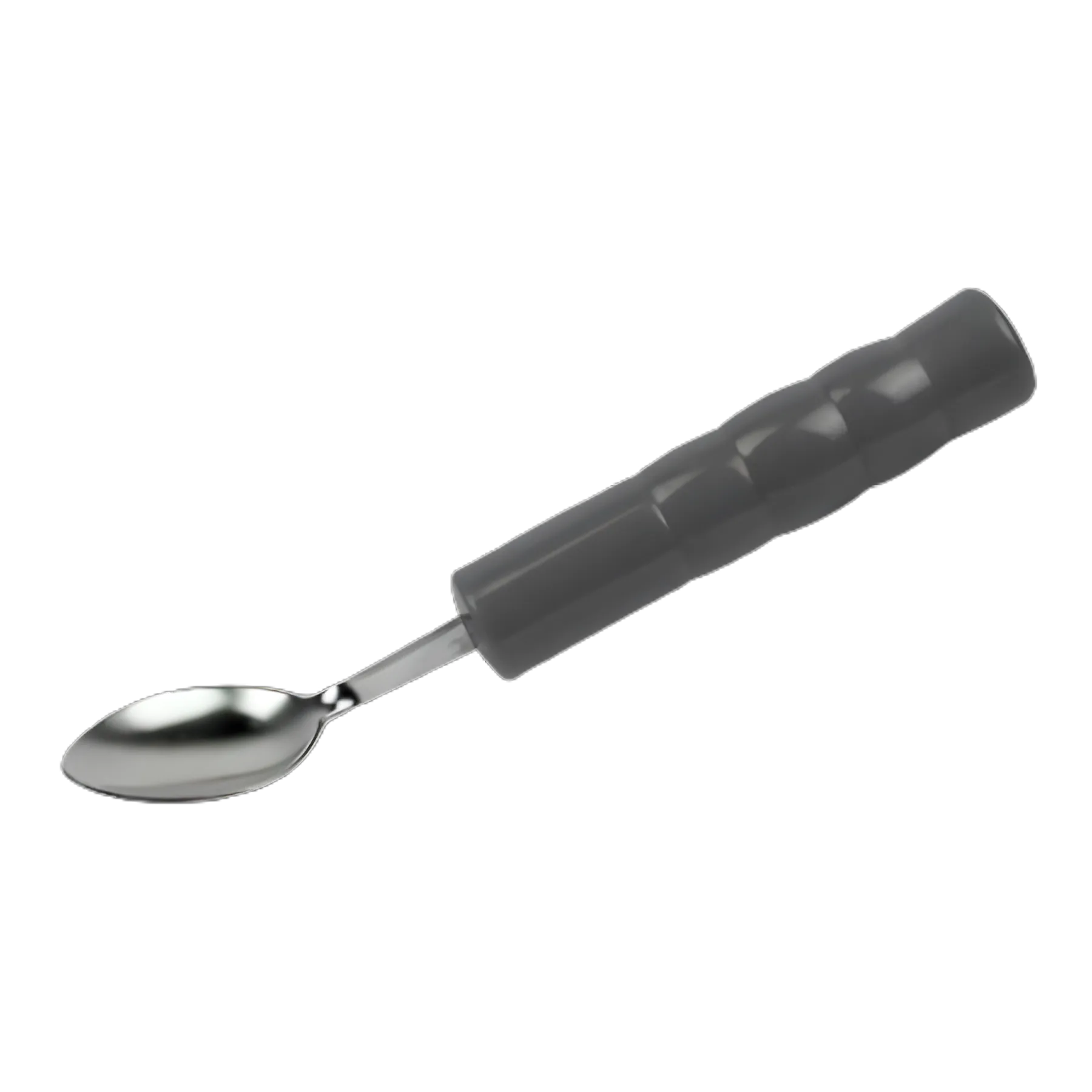 Teaspoon Weighted White Plastic Handle / Stainless Steel