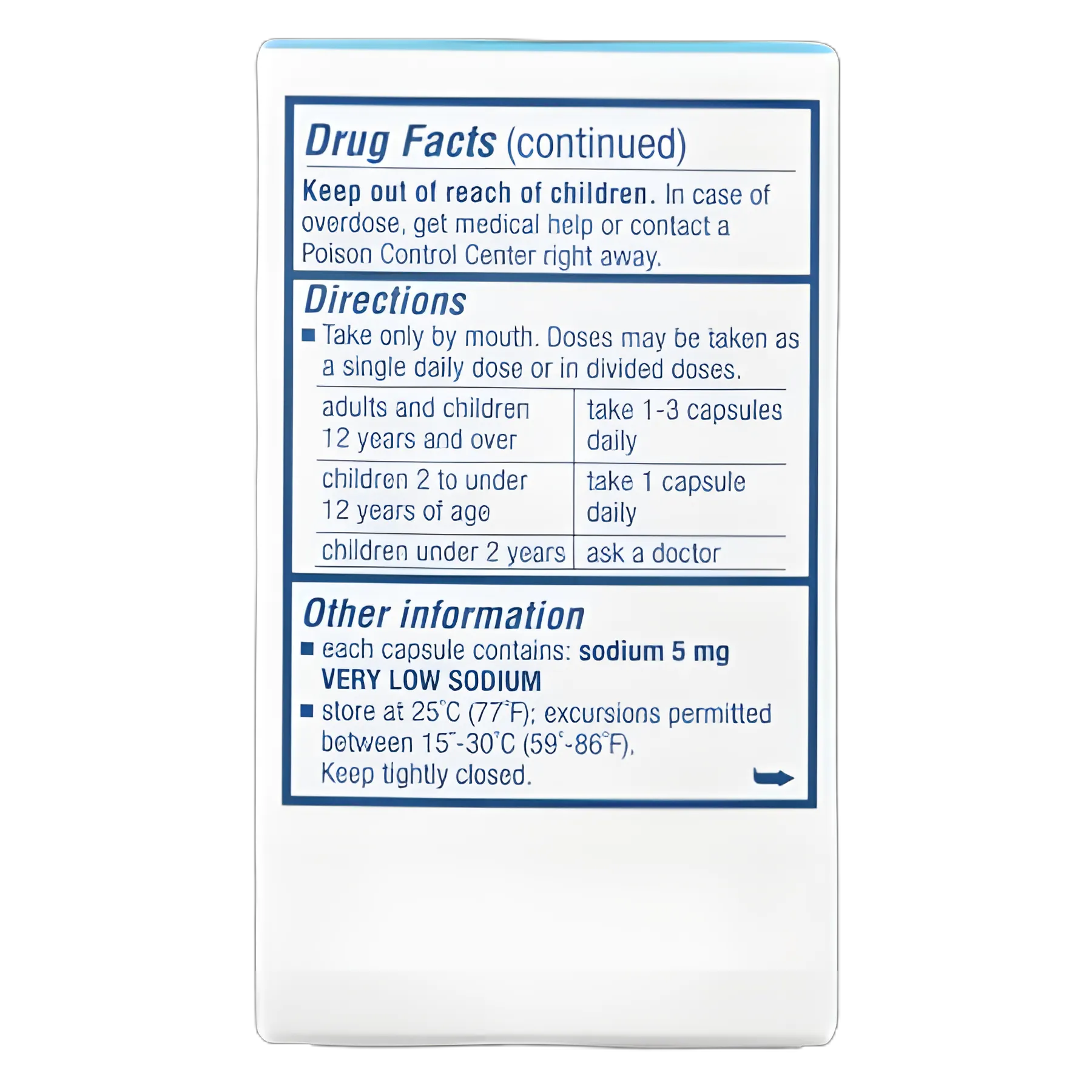 Stool Softener Colace® Capsule 30 per Box 100 mg Strength Docusate Sodium