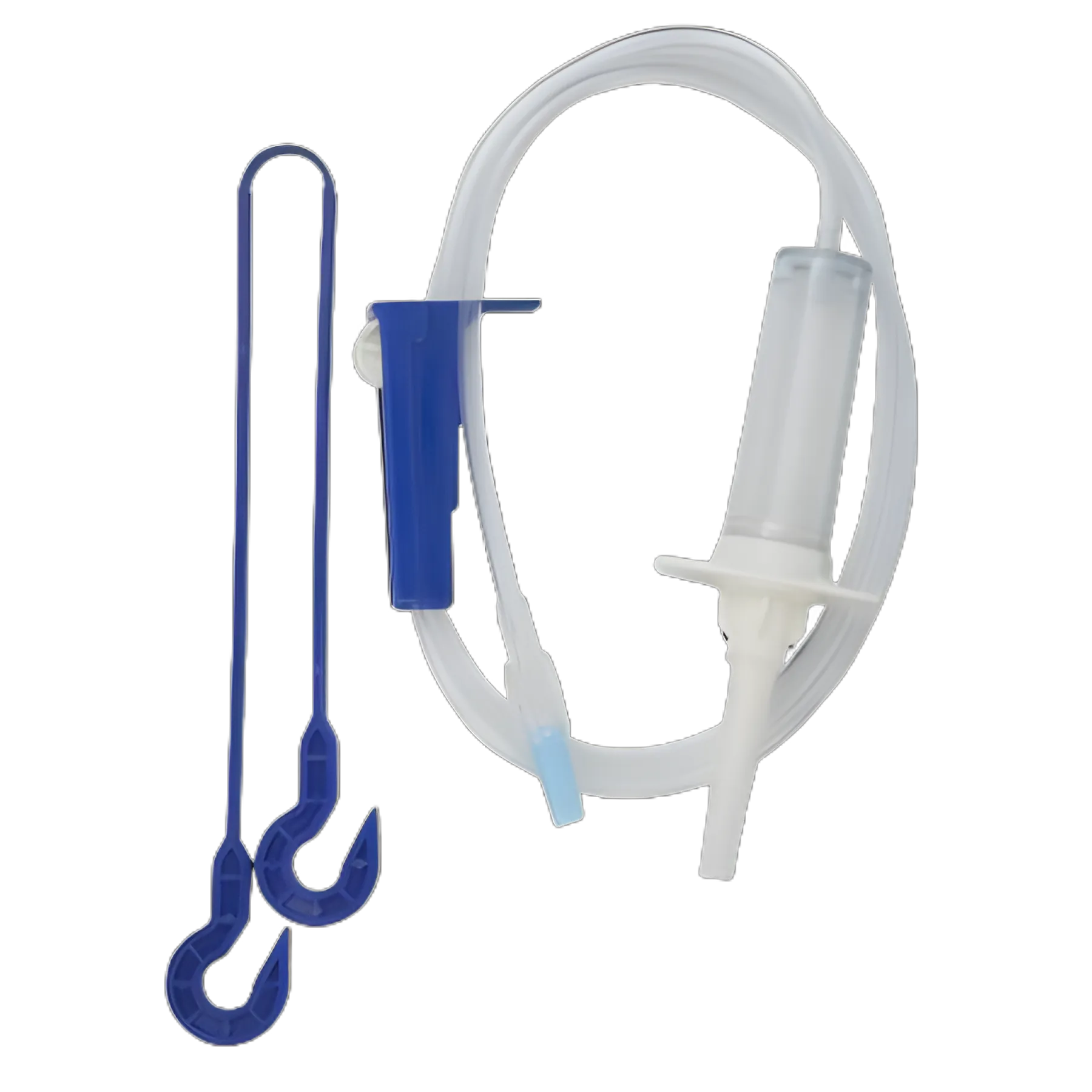 MedStream Gravity Secondary IV Administration Set, 20 Drops/mL, 40" Tubing, No Ports or Filter