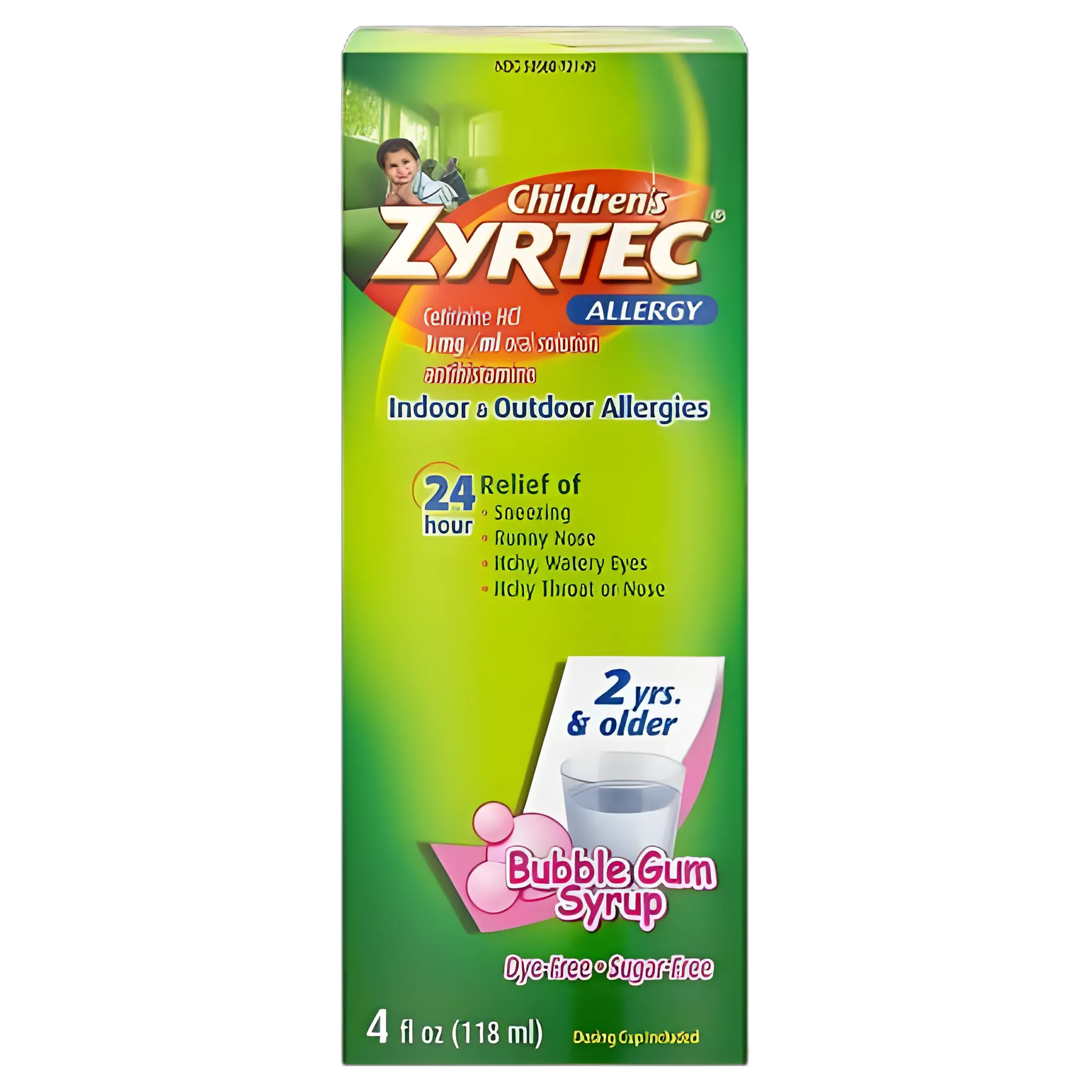 Children's Zyrtec Allergy Syrup 1mg/mL - 4oz