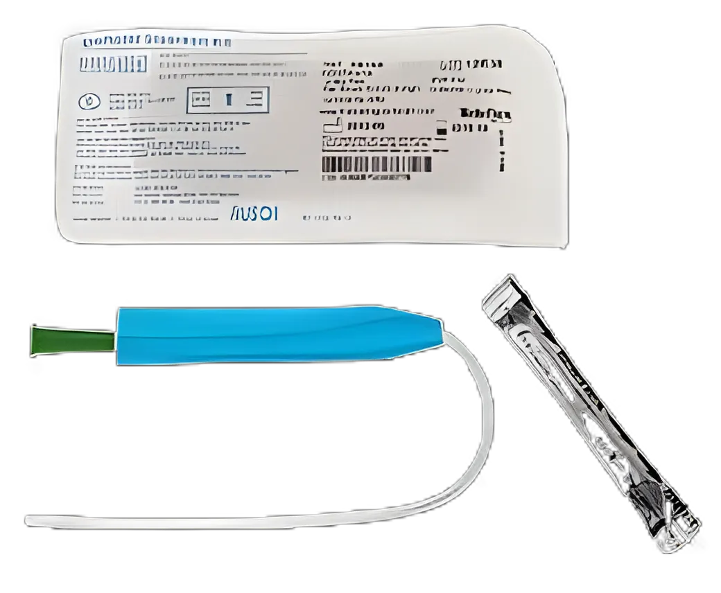 Intermittent Catheter Tray FloCath® Quick™ Closed System / Straight 14 Fr. Without Balloon Hydrophilic Coated Silicone