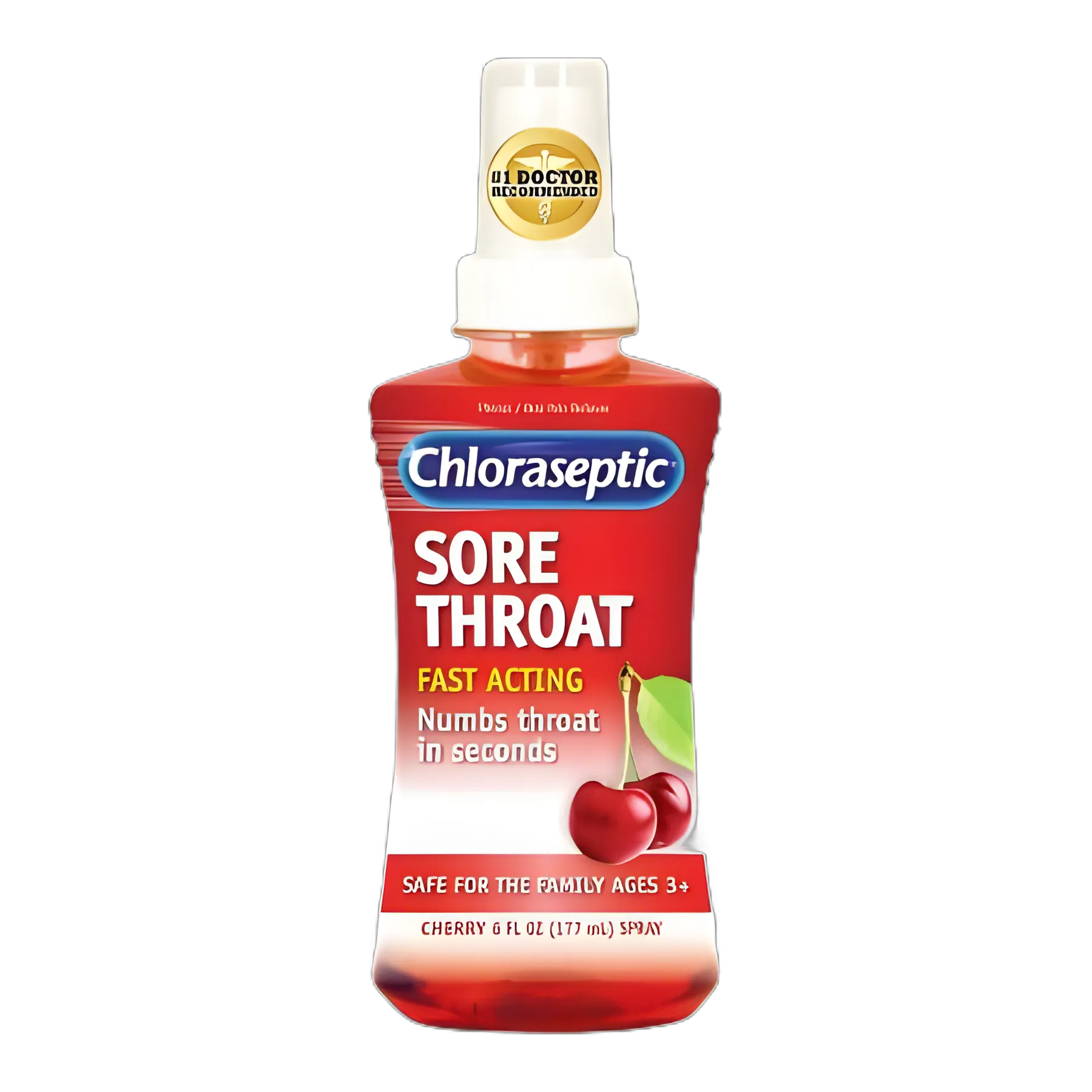 Sore Throat Relief Chloraseptic® 1.4% Strength Oral Spray 6 oz. - 37811201103