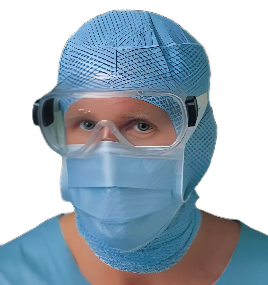 Surgical Mask Barrier® Standard Pleated Tie Closure One Size Fits Most Blue NonSterile Not Rated Adult