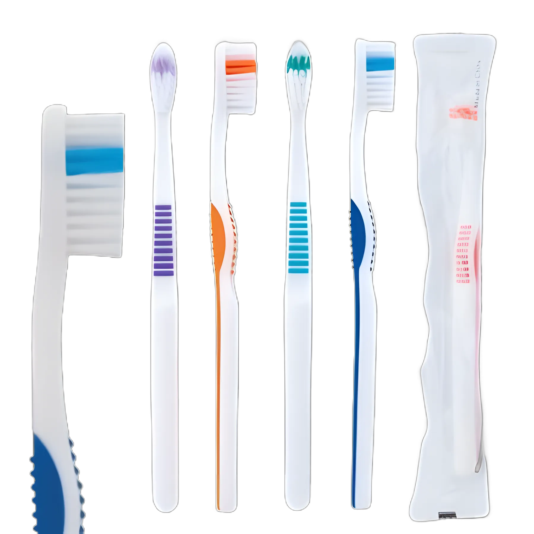 Toothbrush SmileCare™ Premium Purple / Teal / Orange / Blue Adult Nylon