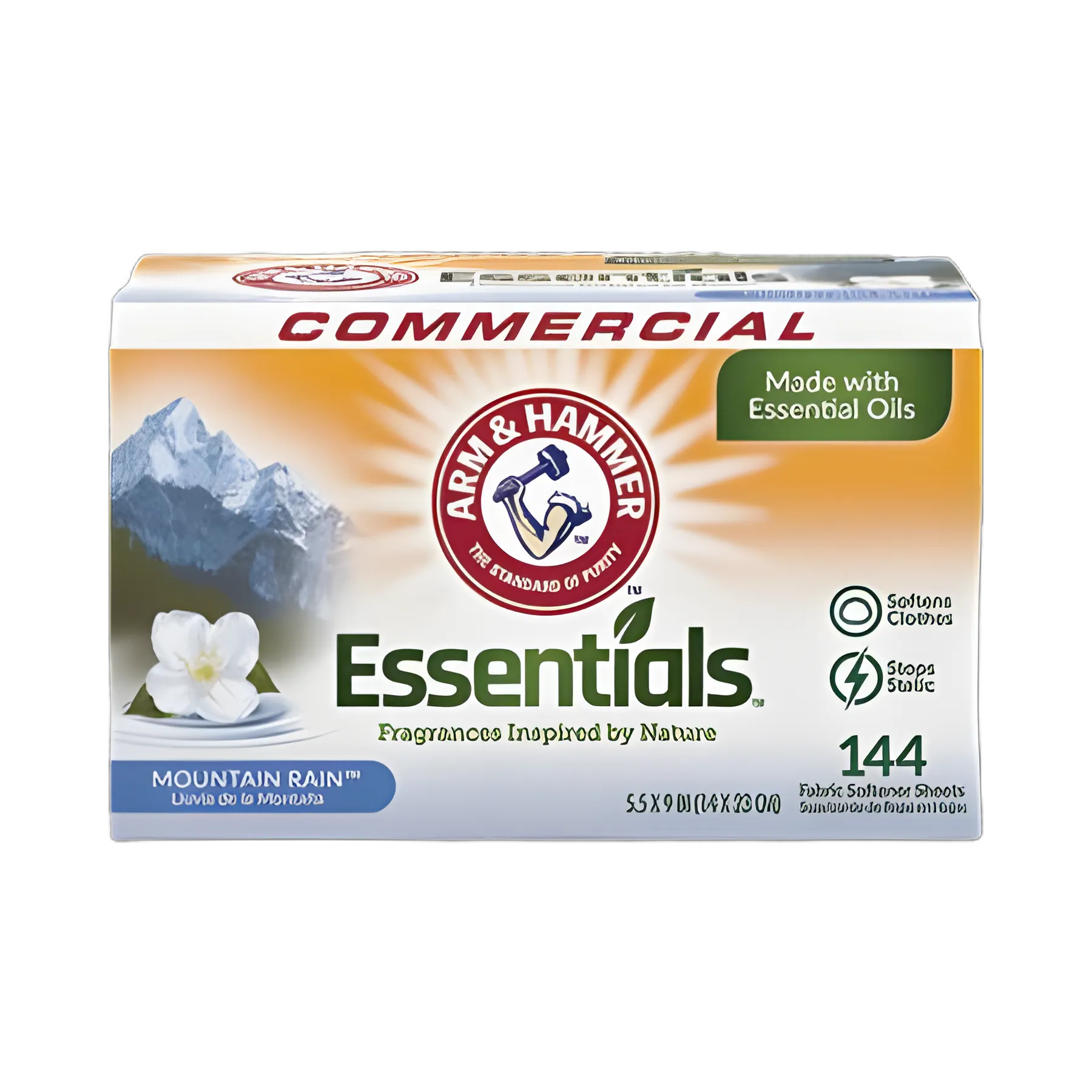 Hypoallergenic Dryer Sheets - Mountain Rain Scent