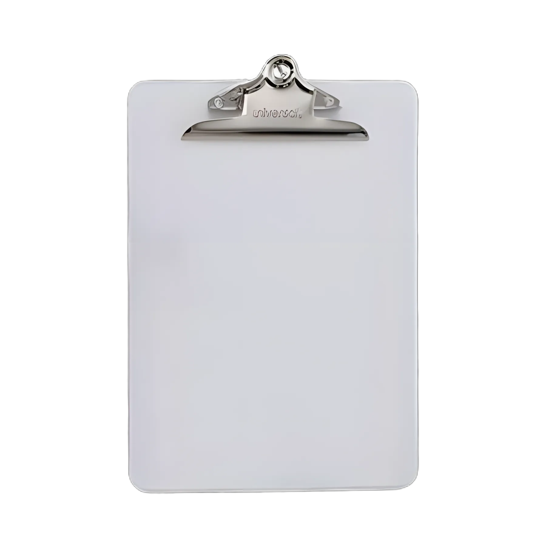 Plastic Clipboard with High Capacity Clip, 1.25" Clip Capacity, Holds 8.5 x 11 Sheets, Clear