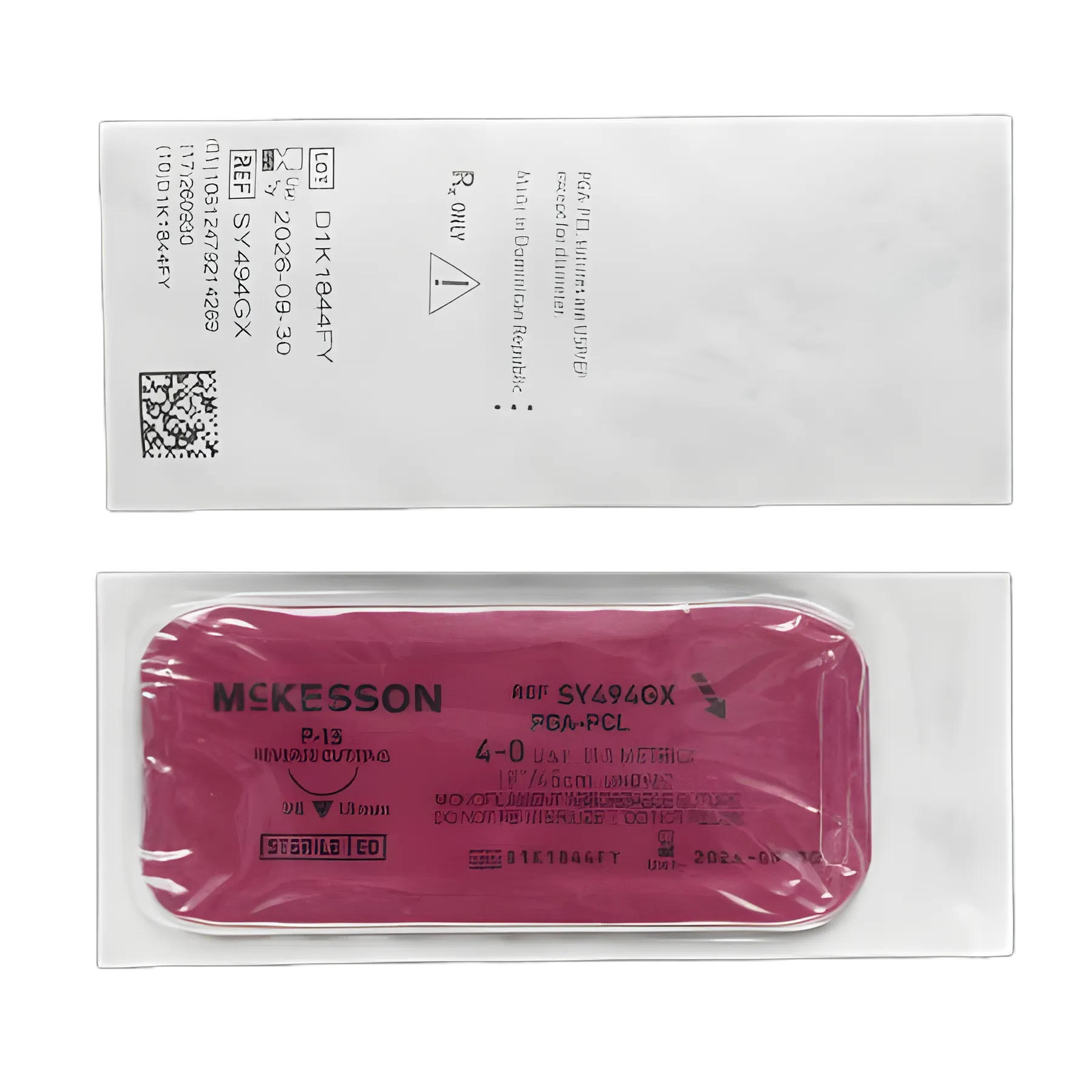 McKesson PGA-PCL 4-0 Absorbable Suture with Precision Needle