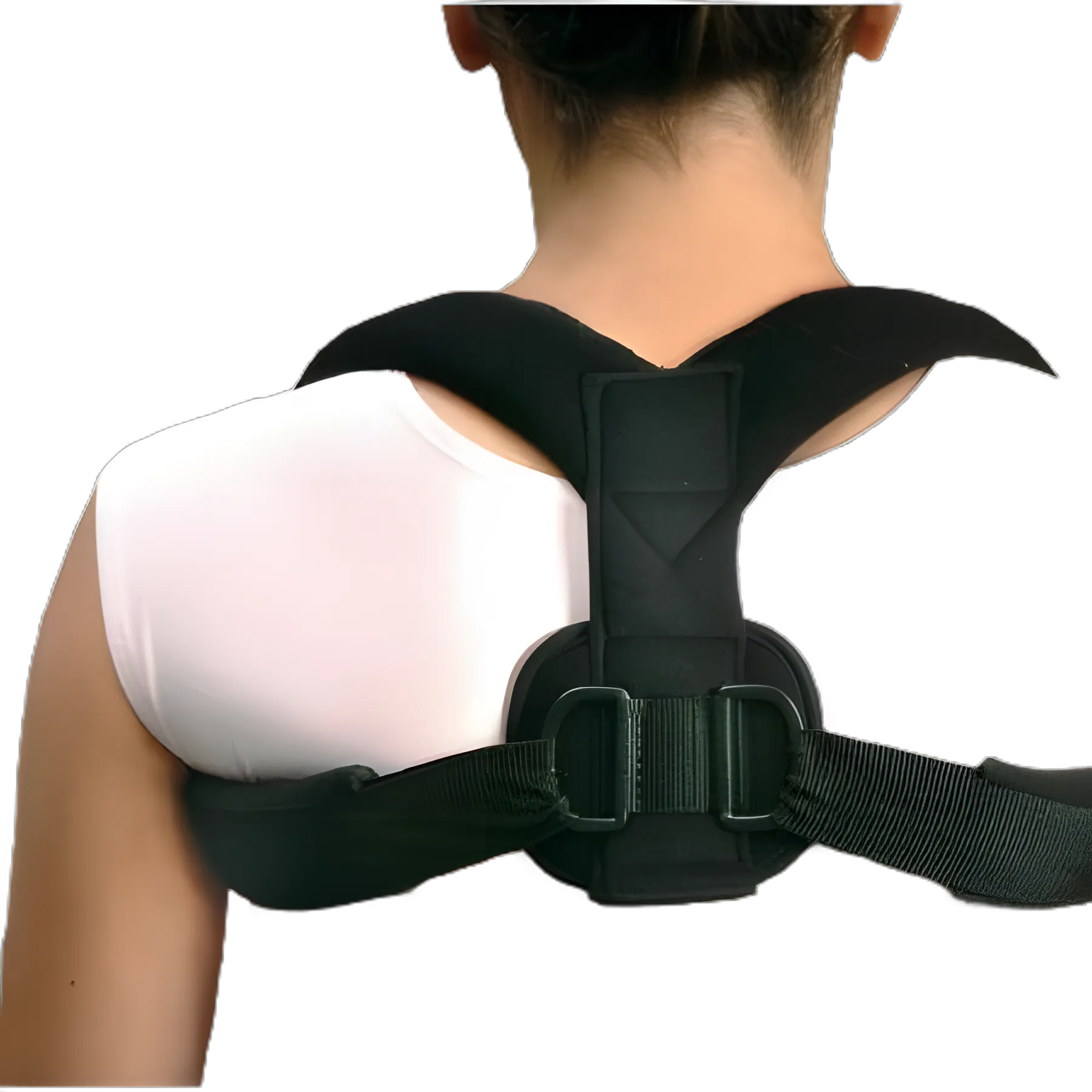 Clavicle Splint Medium Urethane Foam D- Ring / Hook and Loop Strap Closure