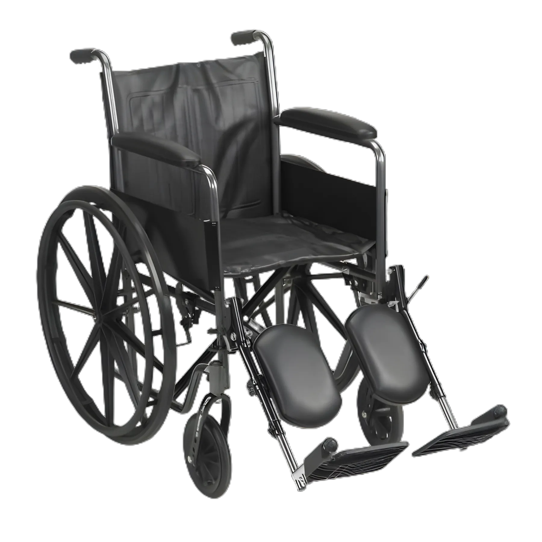 McKesson 18" Dual Axle Wheelchair w/ Elevating Leg Rests