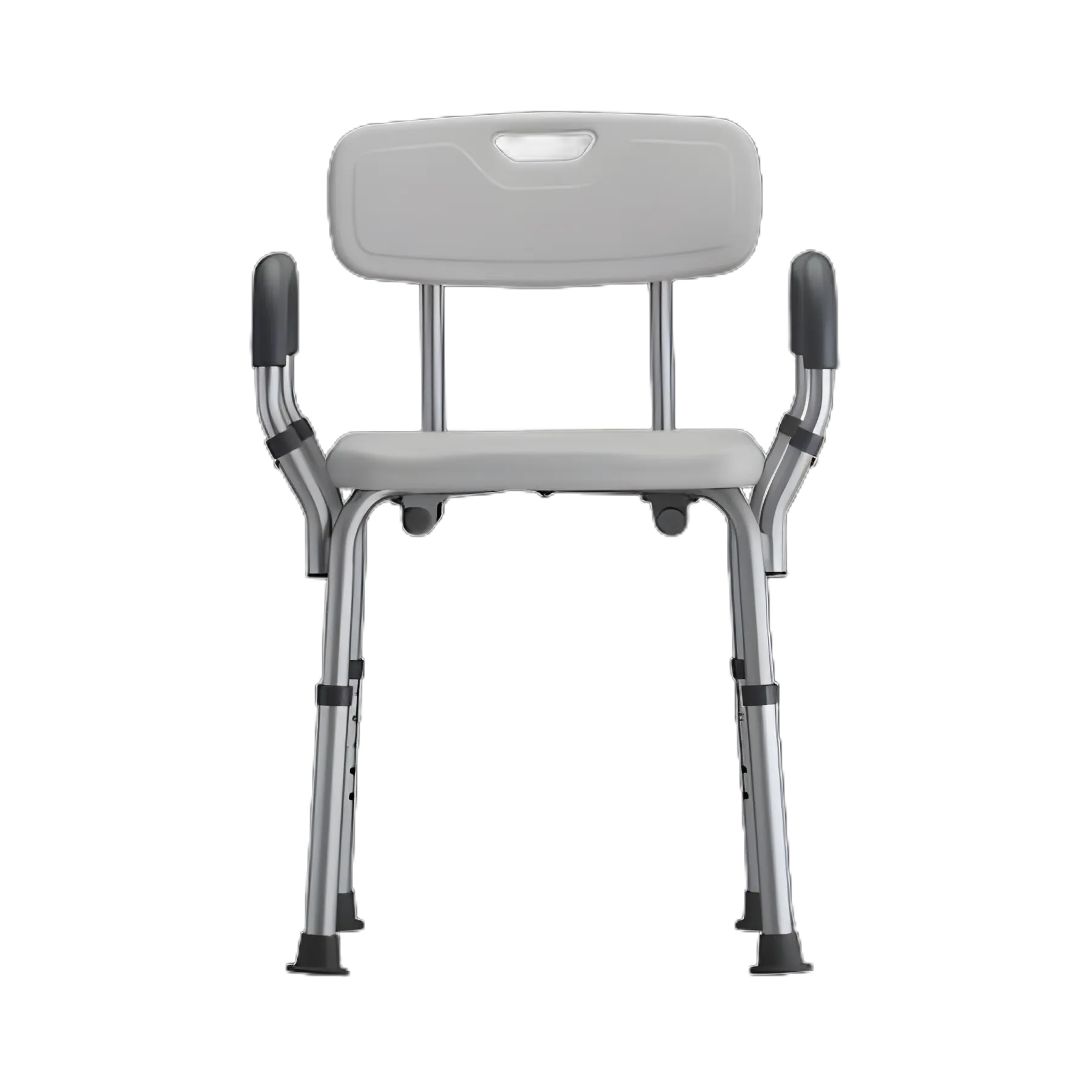 Nova Padded Shower Chair with Removable Back - 275 lbs Capacity