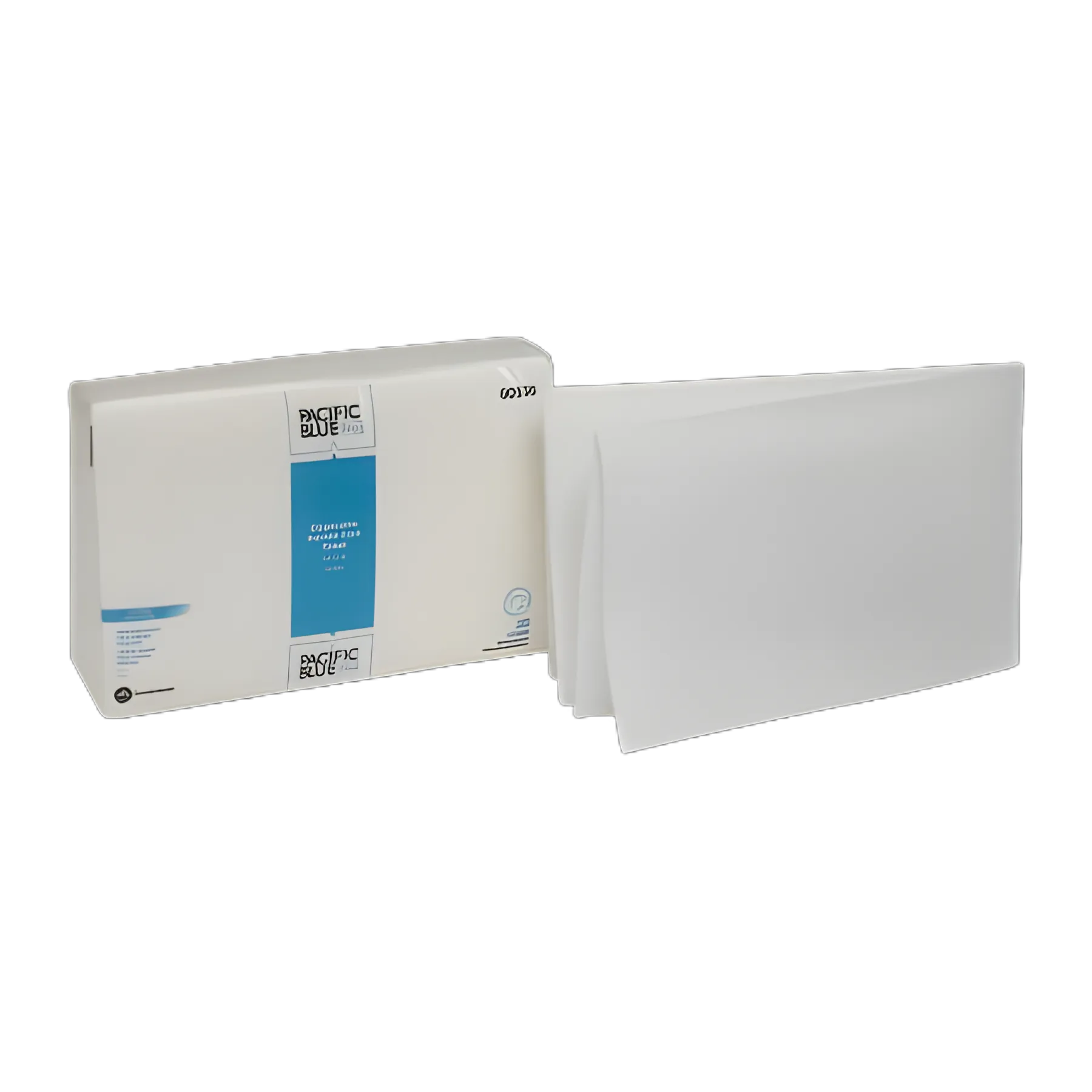 Hand Towel Pacific Blue Select™ A400 14 X 21-1/2 Inch Airlaid Bonded Cellulose White Disposable