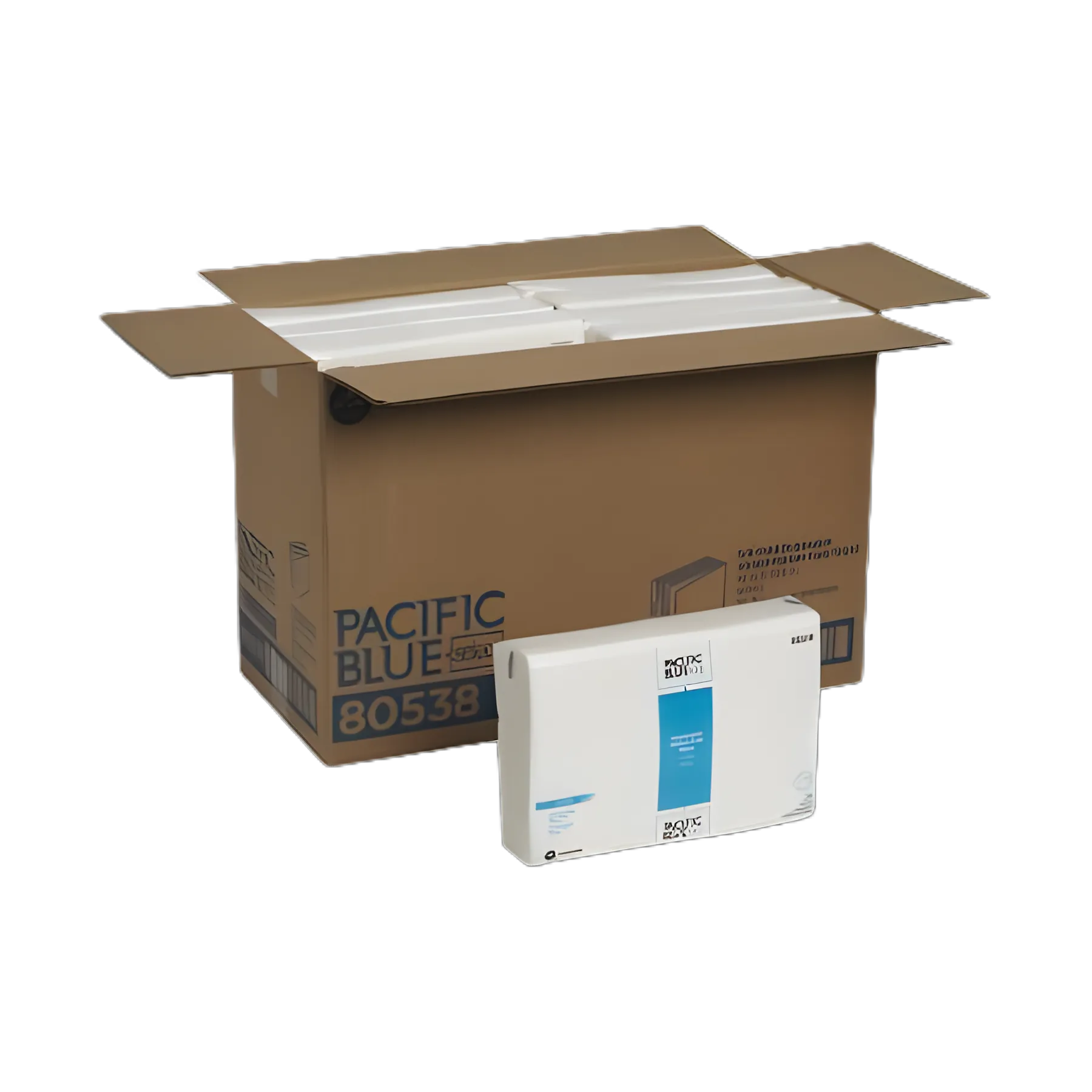 Hand Towel Pacific Blue Select™ A400 14 X 21-1/2 Inch Airlaid Bonded Cellulose White Disposable