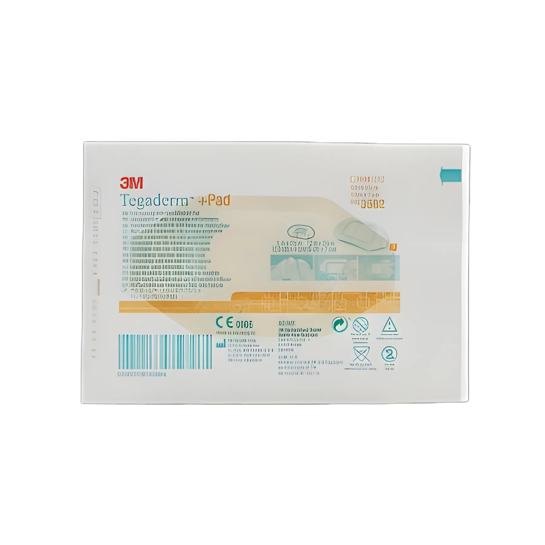 Transparent Film Dressing with Pad 3M™ Tegaderm™ 2 X 2-3/4 Inch Frame Style Delivery Rectangle Sterile