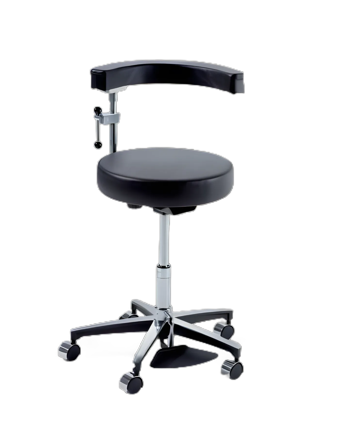 Ritter® 278 Classic Series Air Lift Surgeon Stool with Pneumatic Height Adjustment and Surgical Armrests