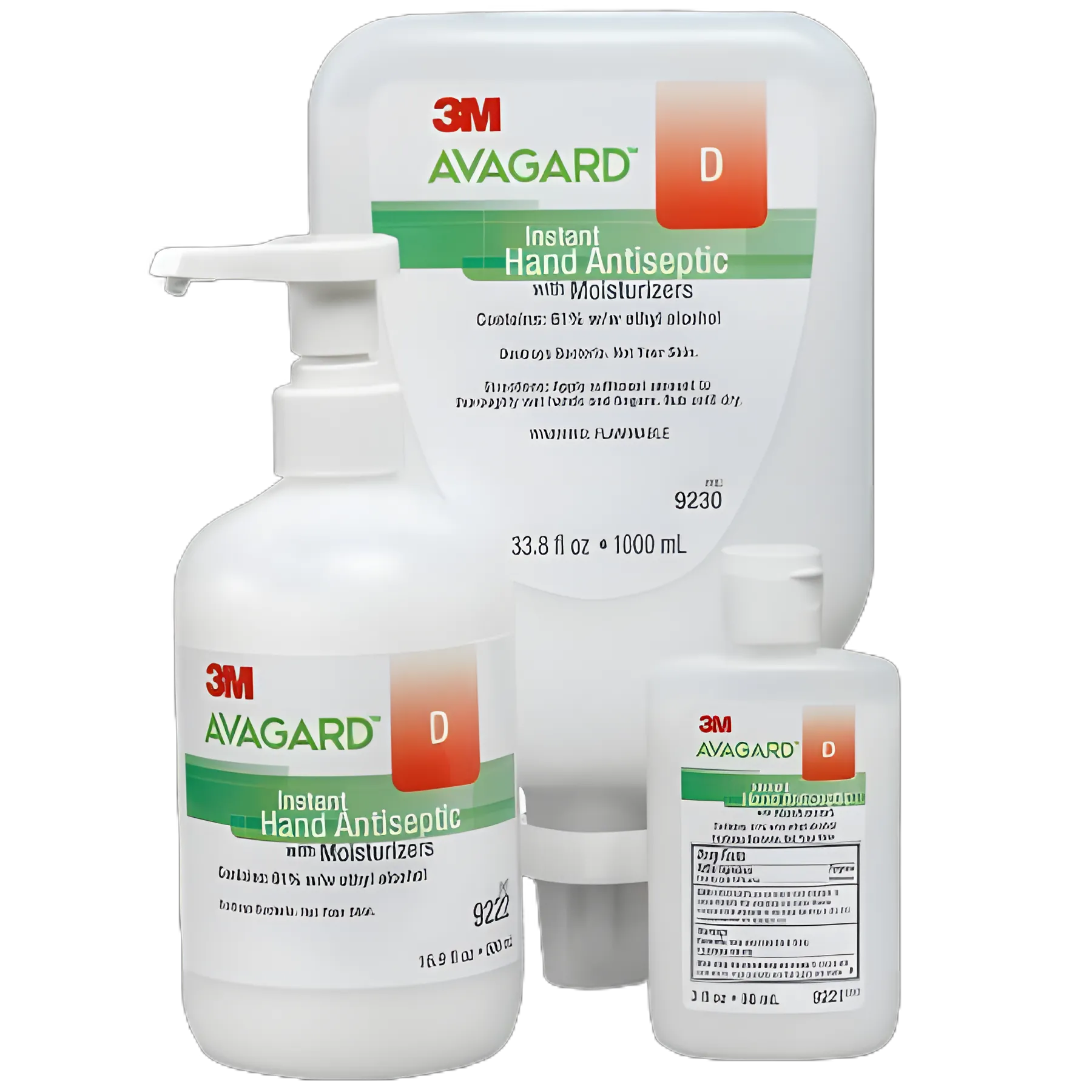 Hand Sanitizer 3M™ Avagard™ D 3 oz. Ethyl Alcohol Gel Bottle