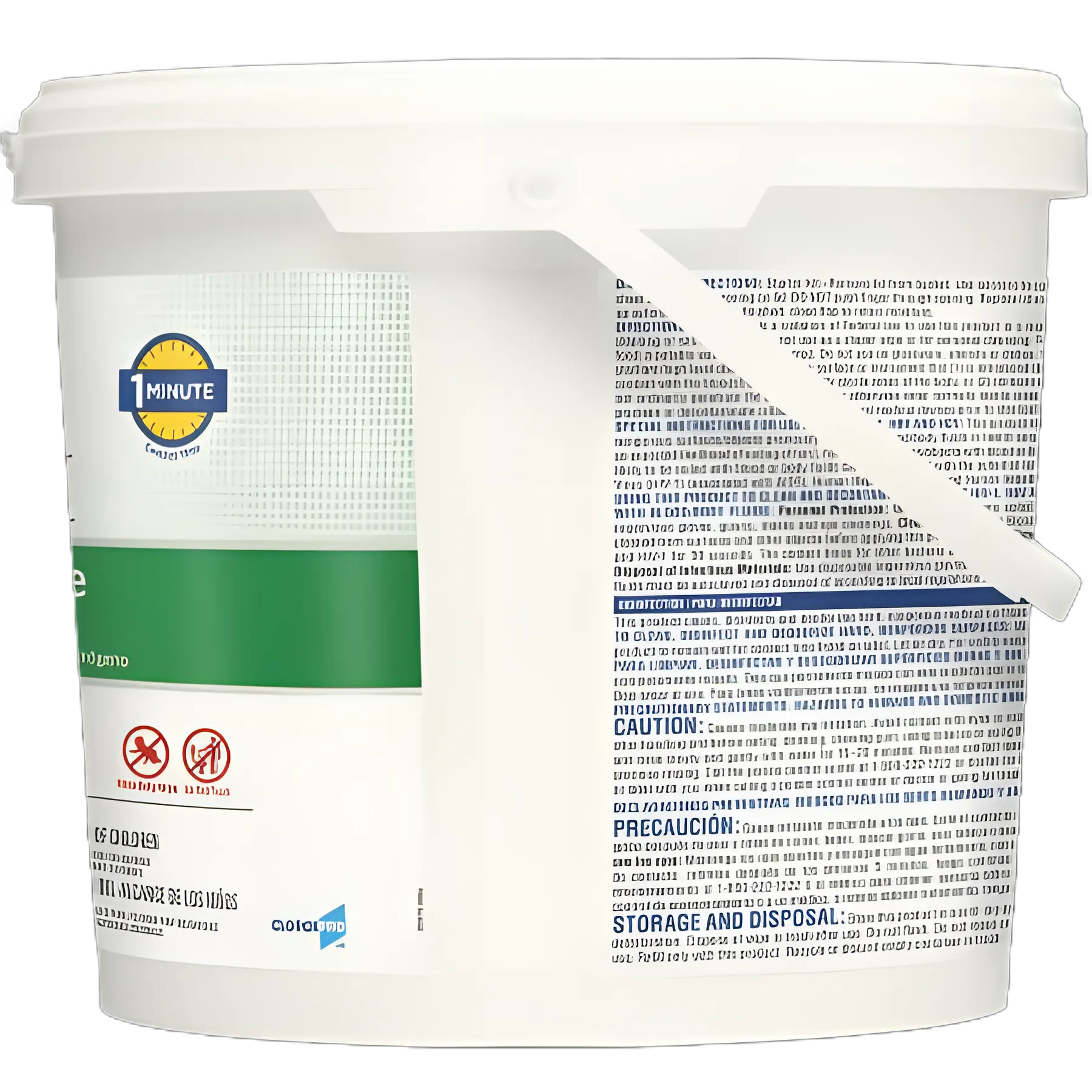 Clorox Healthcare® Surface Disinfectant Cleaner Premoistened Hydrogen Peroxide Based Manual Pull Wipe 185 Count Pail Unscented NonSterile