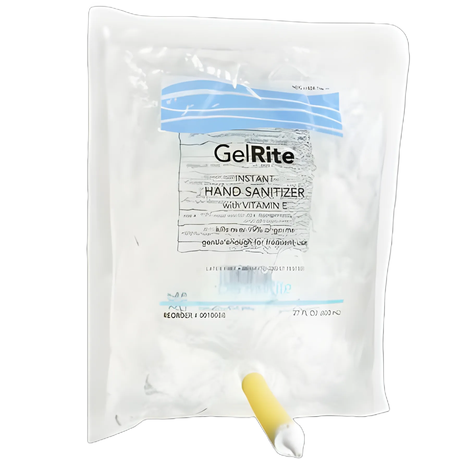 Hand Sanitizer GelRite® 800 mL Ethyl Alcohol Gel Dispenser Refill Bag