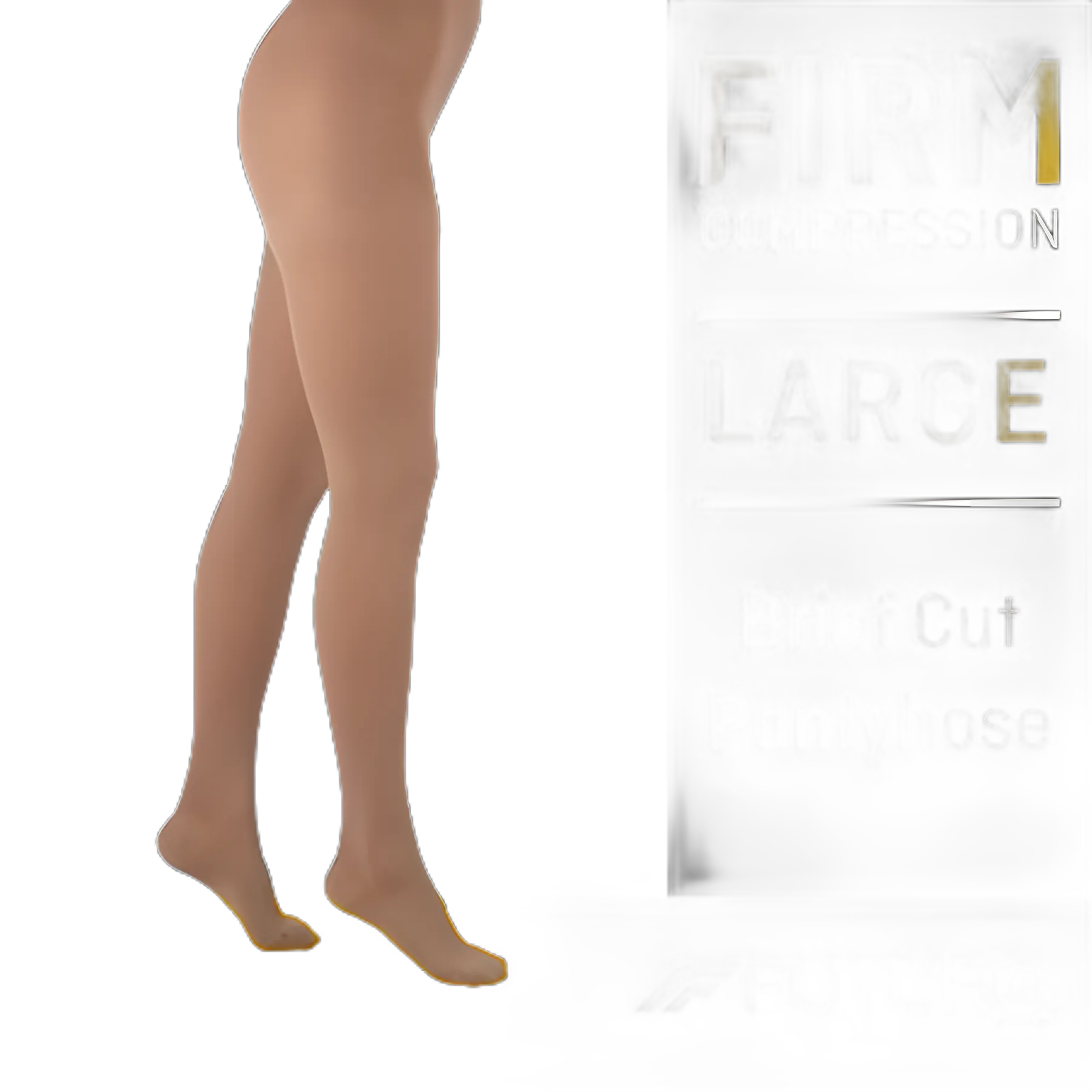 3M™ Futuro™ Compression Pantyhose Waist High Large Nude Closed Toe for Varicose Veins