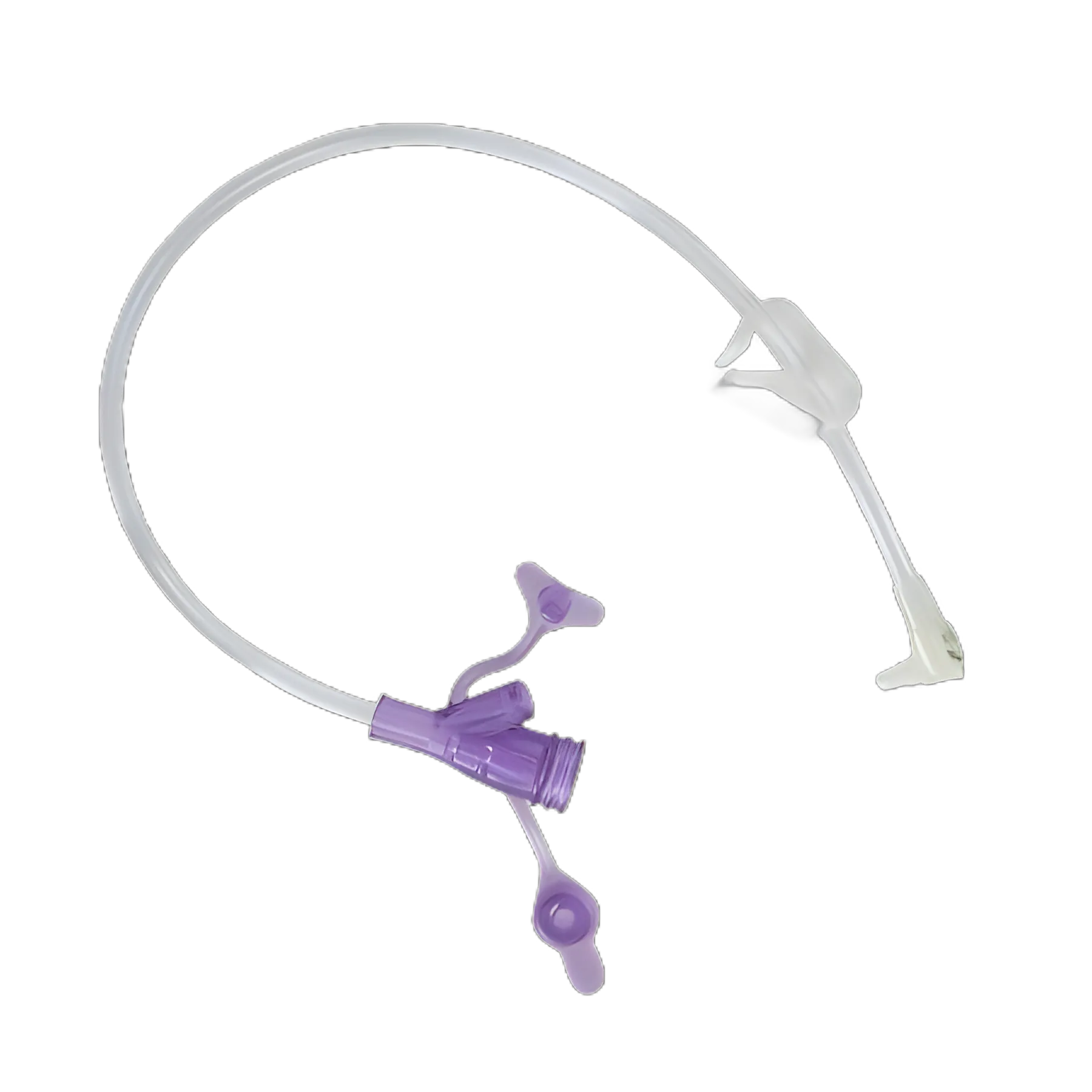 Right Angle Connector with Y-Port Adapter Mini ONE® 12 Inch, Purple