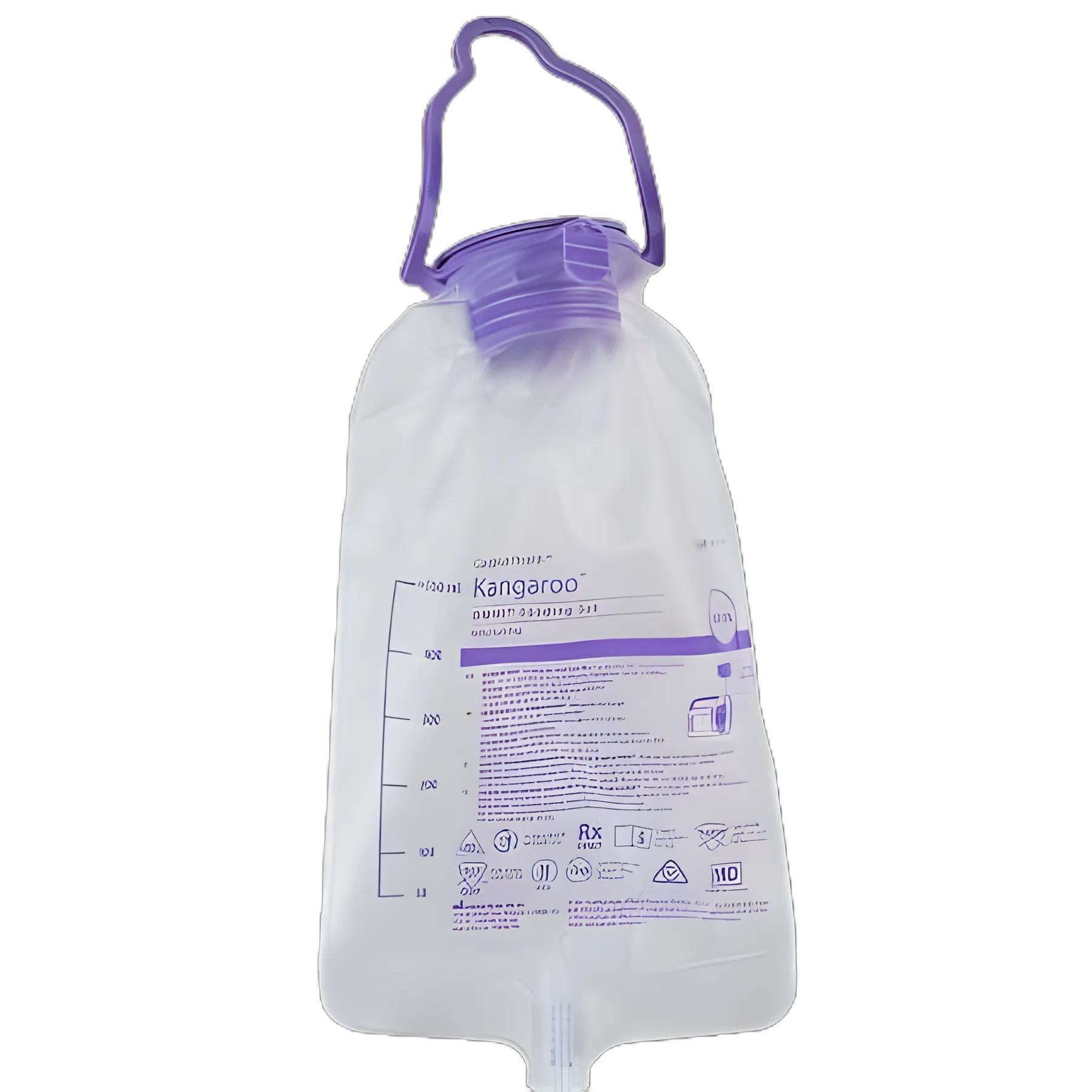 Enteral Feeding Pump Flush Bag Set Kangaroo OMNI™ 500 mL NonSterile
