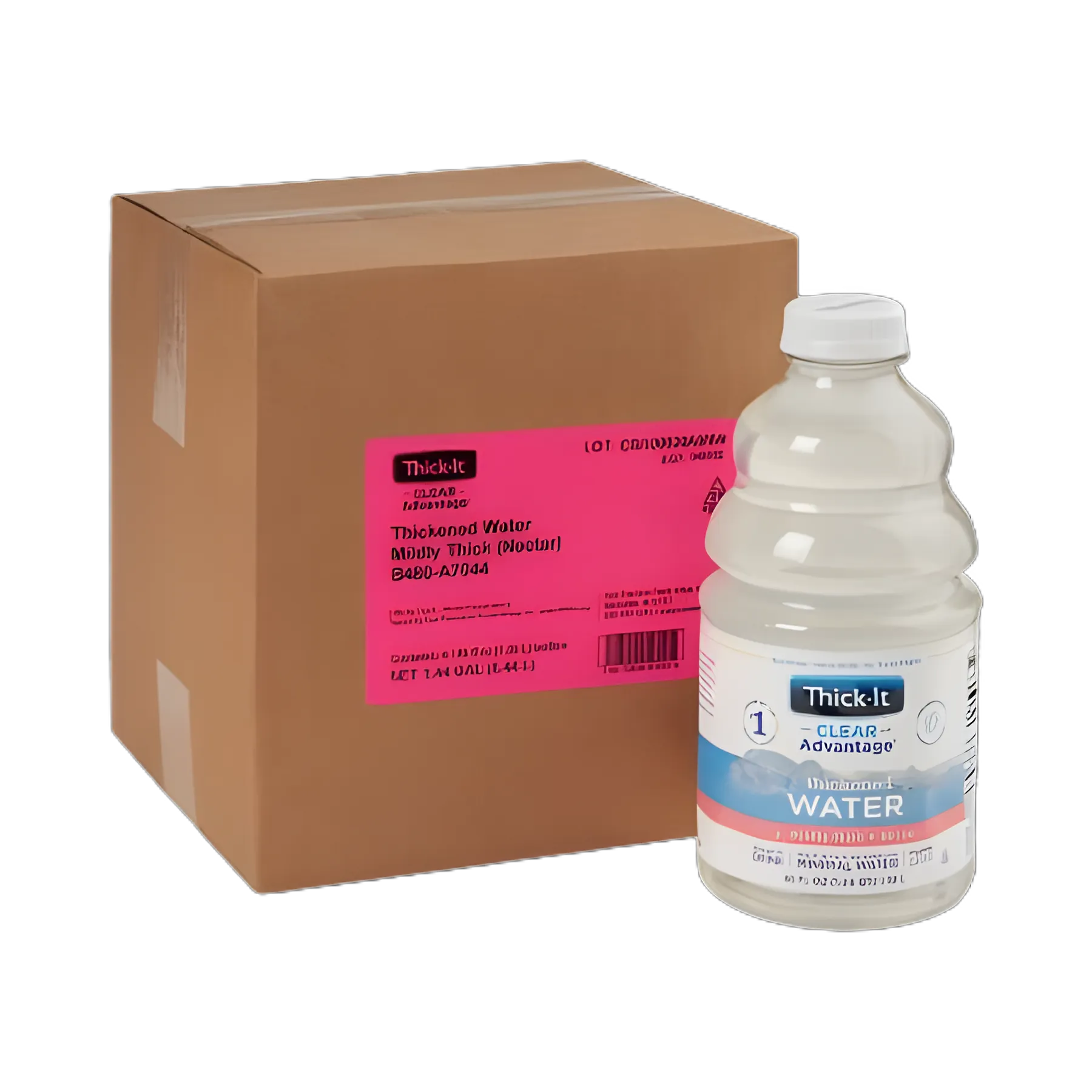 Thickened Water Thick-It® Clear Advantage® 46 oz. Bottle Unflavored Liquid IDDSI Level 2 Mildly Thick