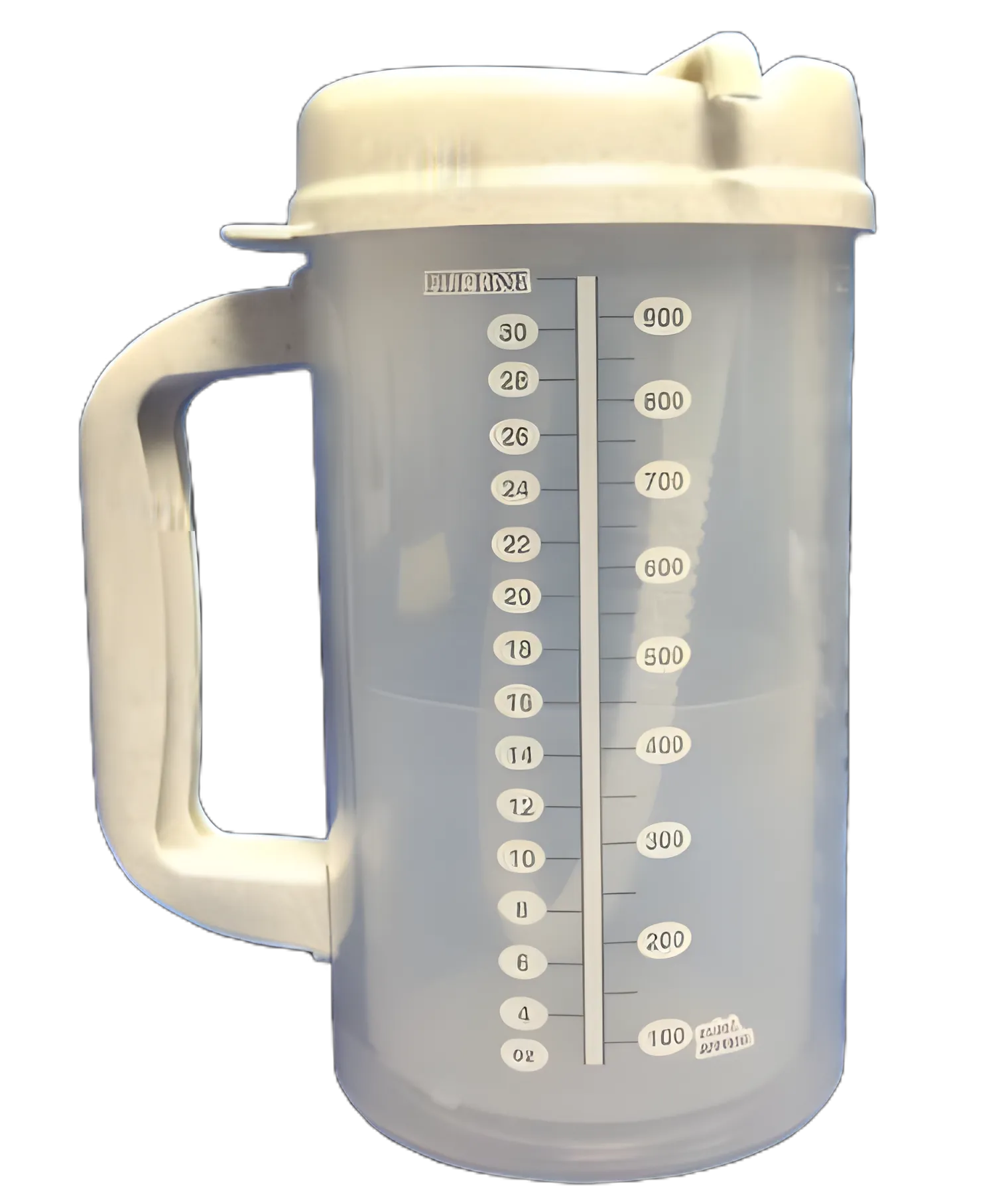 32 oz. Translucent Graduated Drinking Mug - BPA & Latex Free