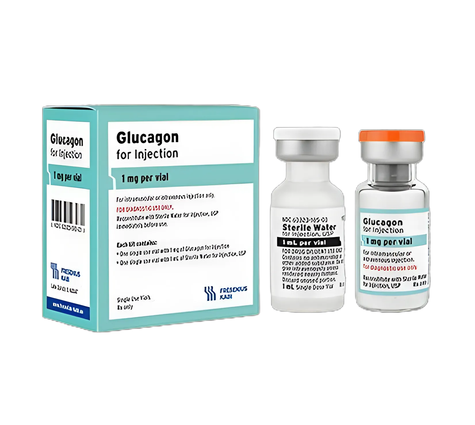 Glucagon HCl 1mg Injection Preservative-Free for Hypoglycemia & Diagnostic Aid