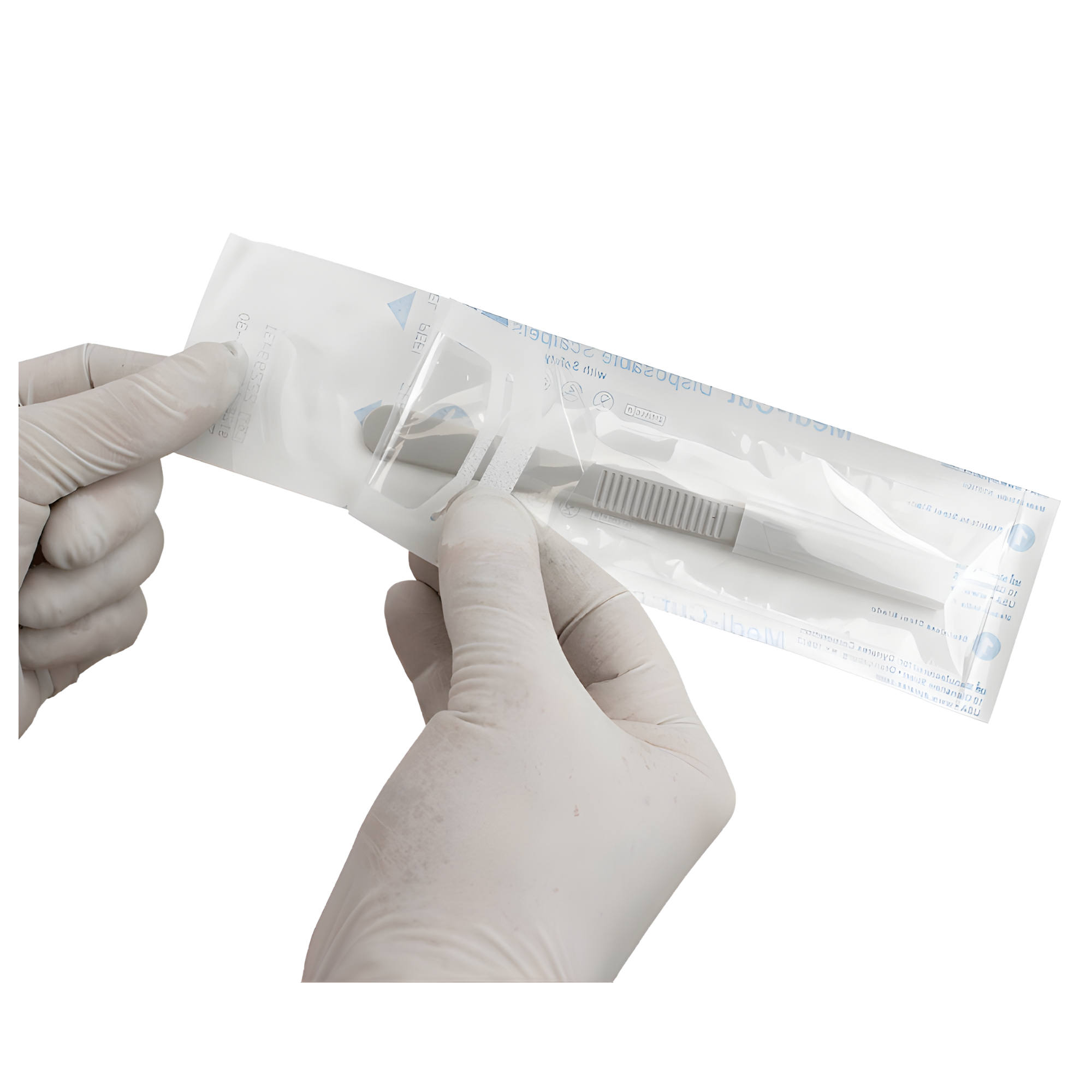 Scalpel No. 11 Stainless Steel / Plastic Classic Grip Handle Sterile Disposable, 10/BX