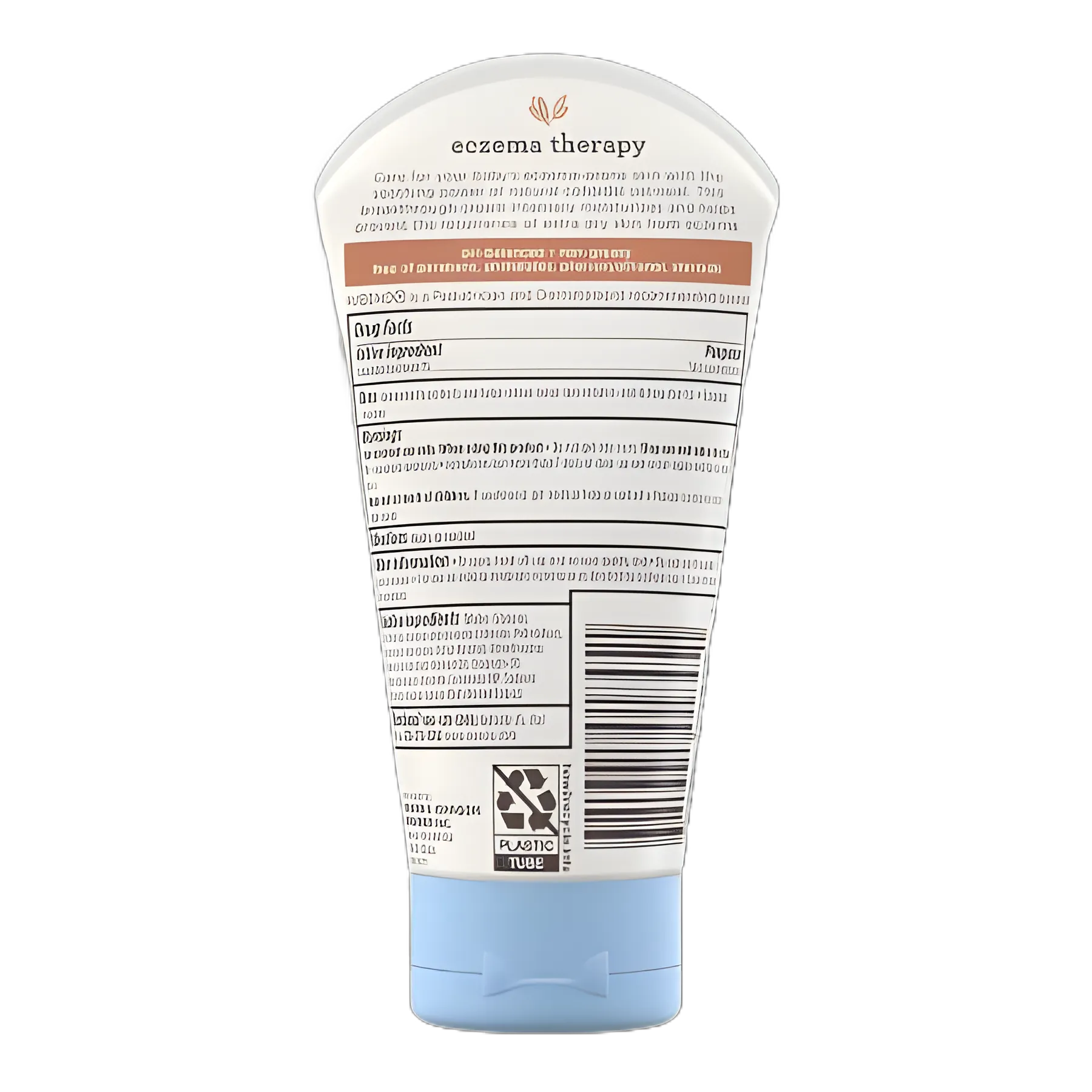 Baby Lotion Aveeno® Baby Eczema Therapy 5 oz. Tube Unscented Cream