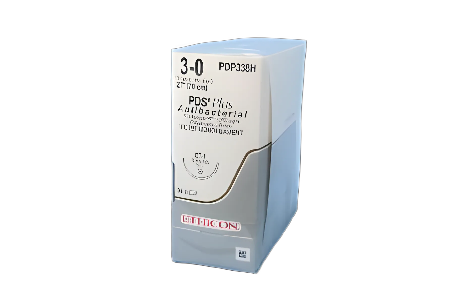 Absorbable Antibacterial Suture with Needle PDS Plus™ Polydioxanone with Irgacare MP CT-1 1/2 Circle Taper Point Needle Size 3 - 0 Monofilament