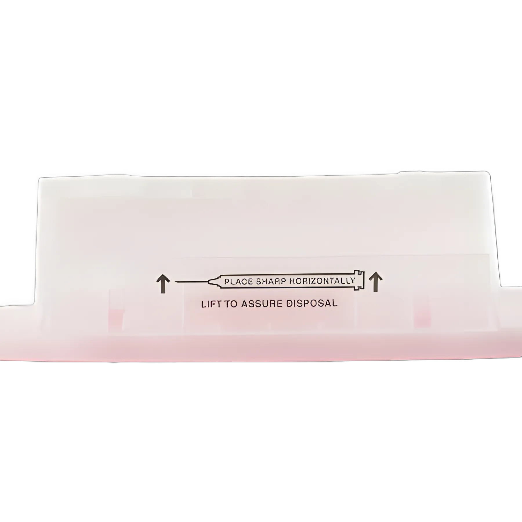 Sharps Container SharpStar™ In-Room™ Translucent Red Base 16-1/2 H X 13-3/4 W X 6 D Inch Horizontal Entry 3 Gallon - 8537SA