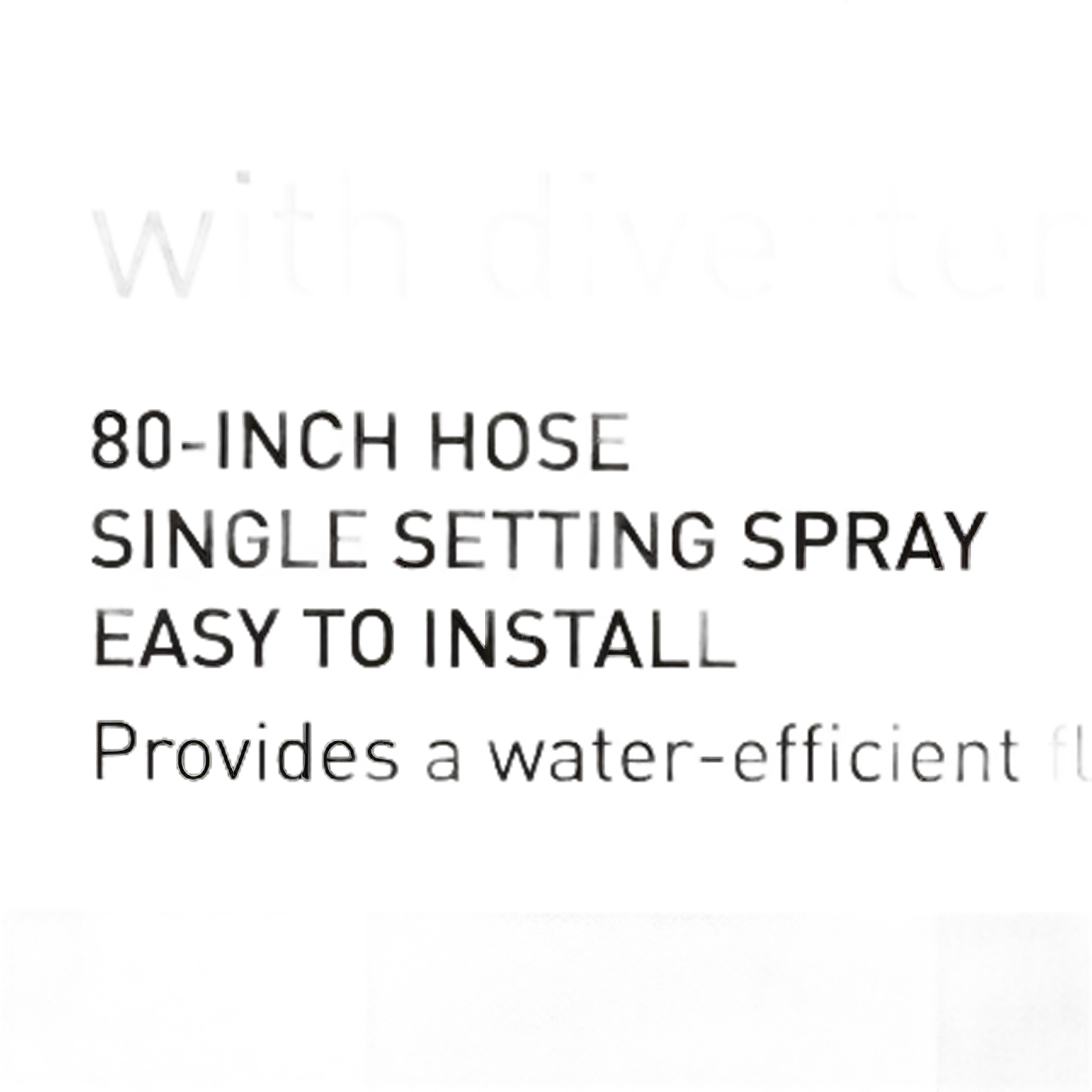 McKesson Deluxe Handheld Shower - 80 Inch Hose