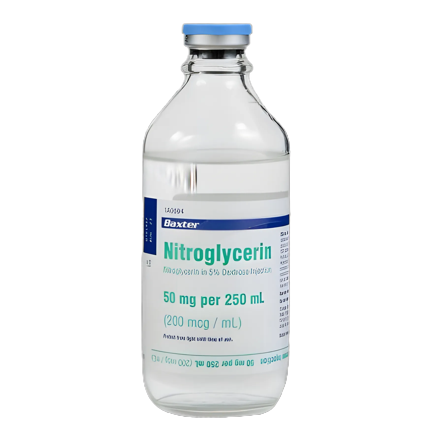 Nitroglycerin / Dextrose 5% 0.2 mg / mL Solution Infusion Bottle 250 mL