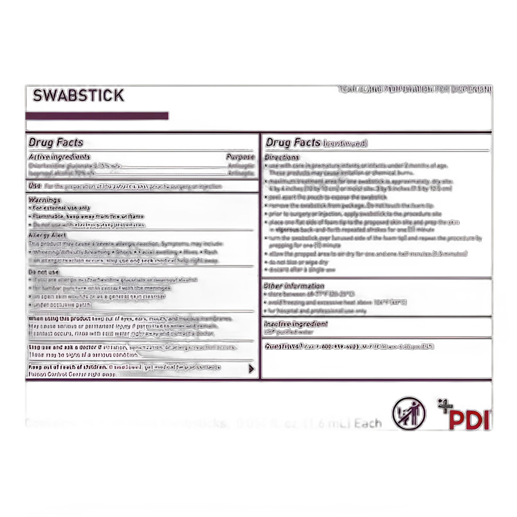 Impregnated Swabstick Prevantics® 3.15% / 70% Strength CHG (Chlorhexidine Gluconate) / Isopropyl Alcohol Individual Packet NonSterile