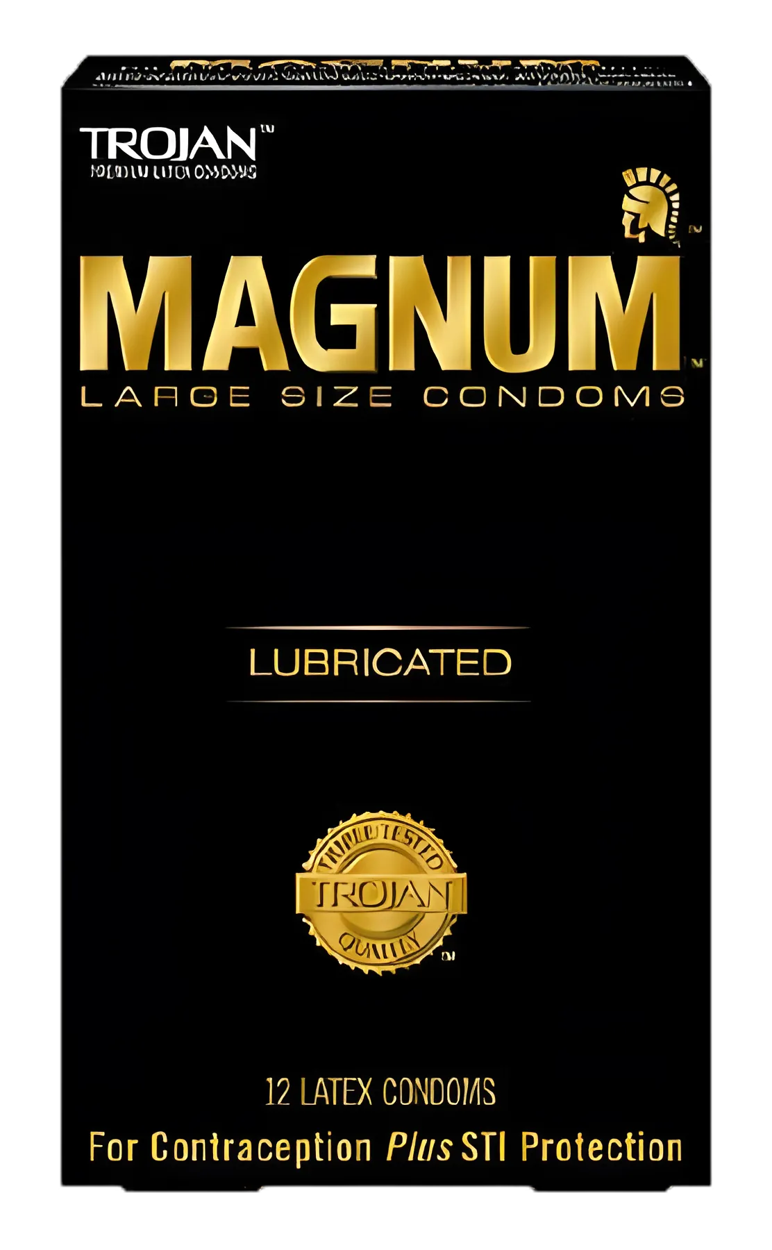 Trojan® Magnum® Lubricated Large Condoms - Bulk Pack of 1,000