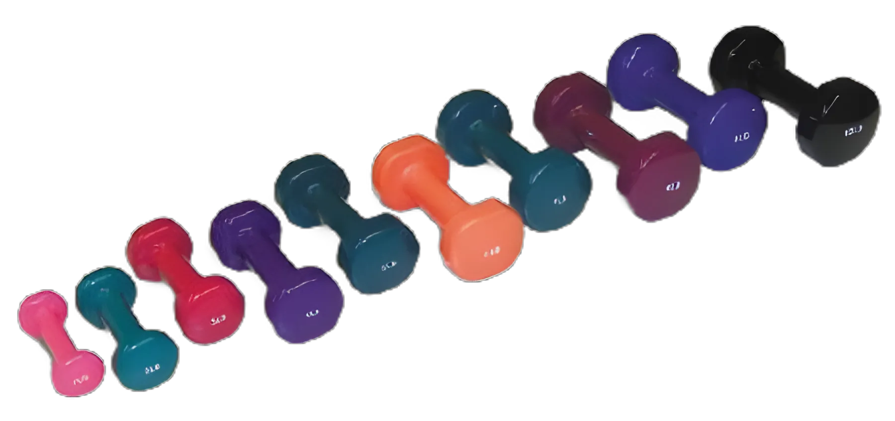 Dumbbell Set 6 Piece Set 1 lbs. / 2 lbs. / 3 lbs.