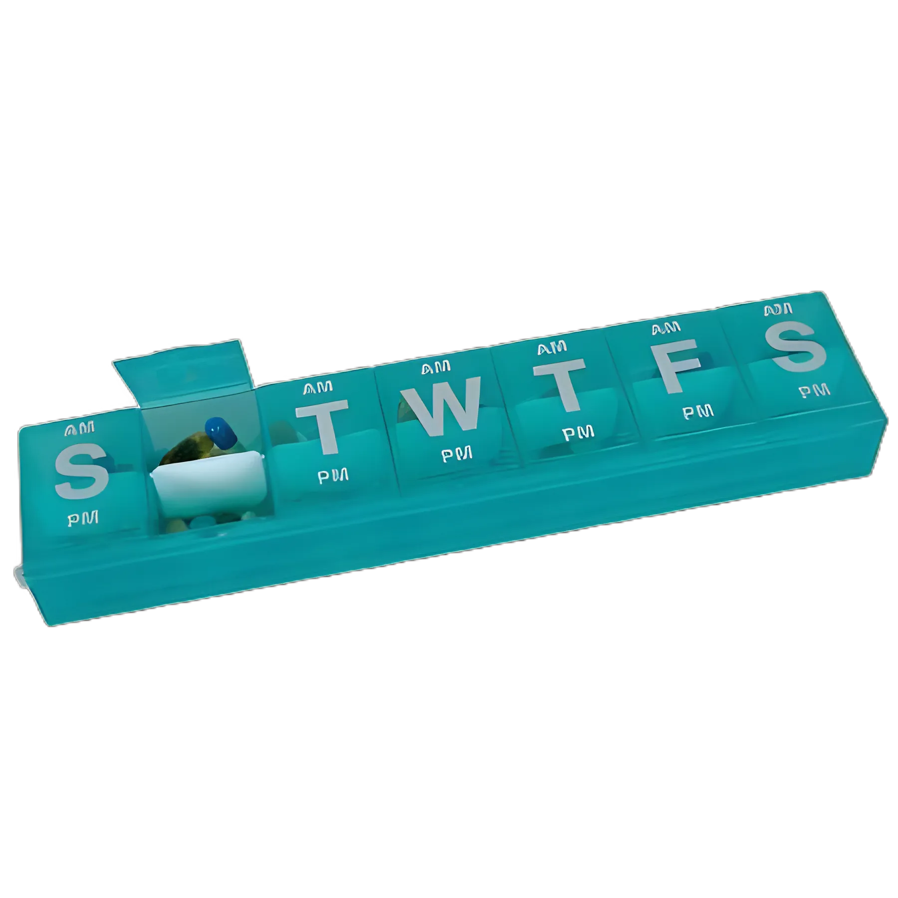 Locking 3X-Large 7-Day Pill Organizer with Divider