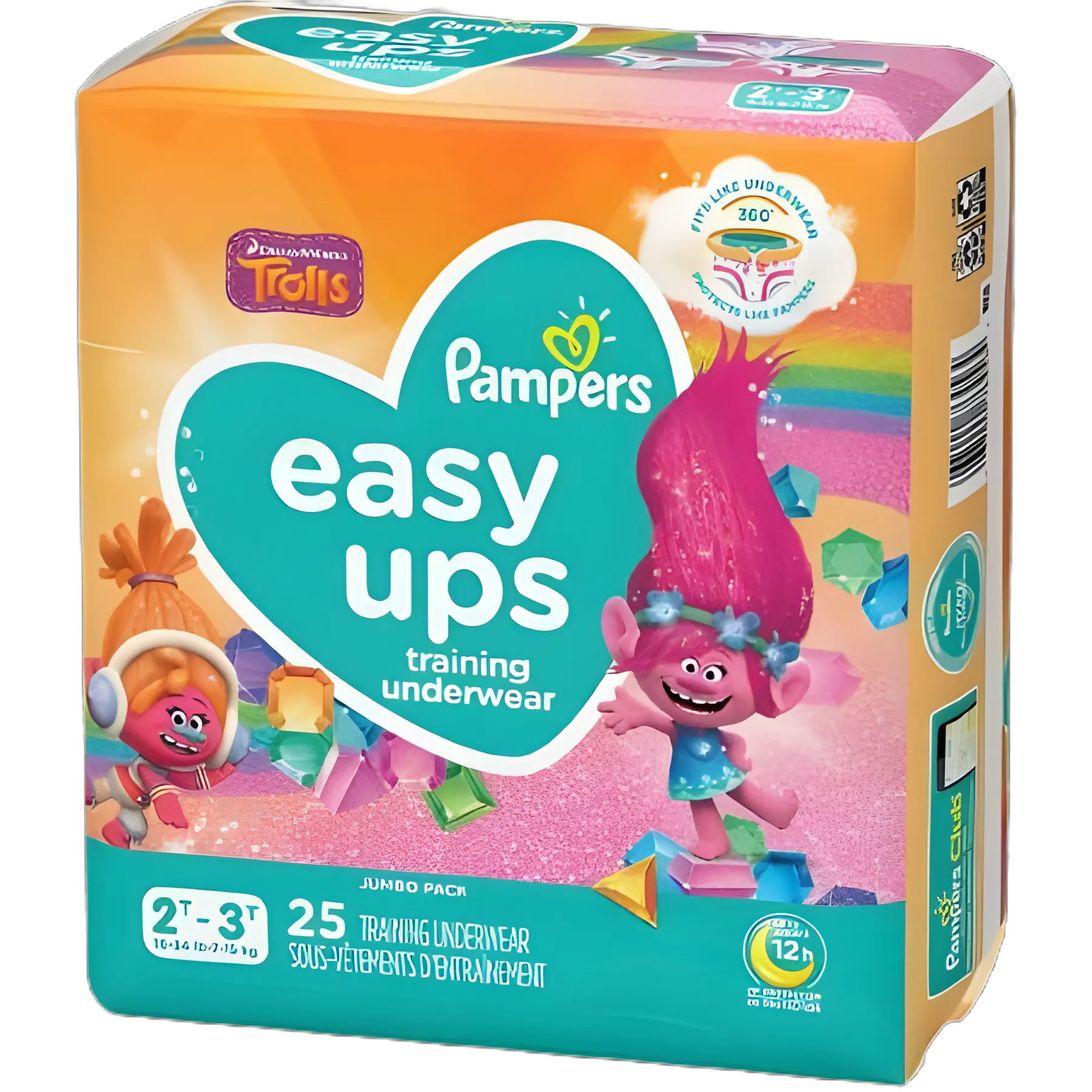 Pampers Easy Ups Training Pants 2T-3T - Leak Protection
