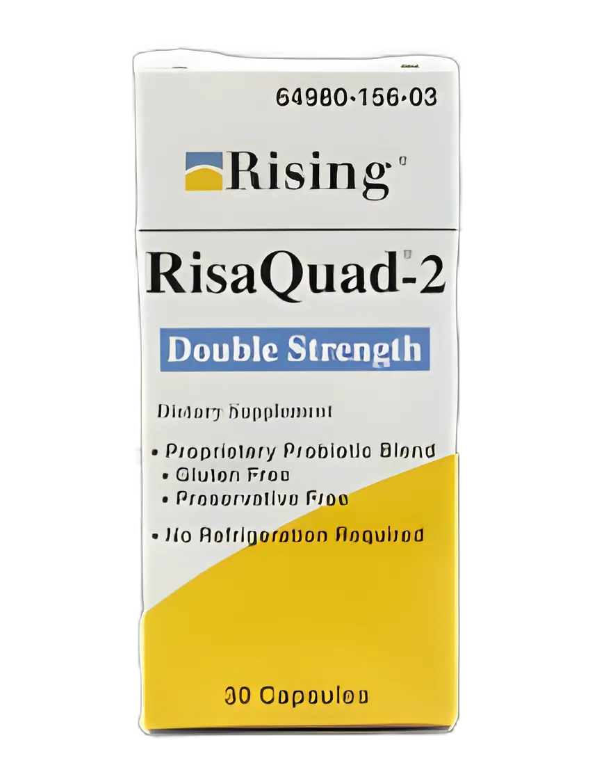 Probiotic Dietary Supplement RisaQuad™-2 30 per Bottle Capsule