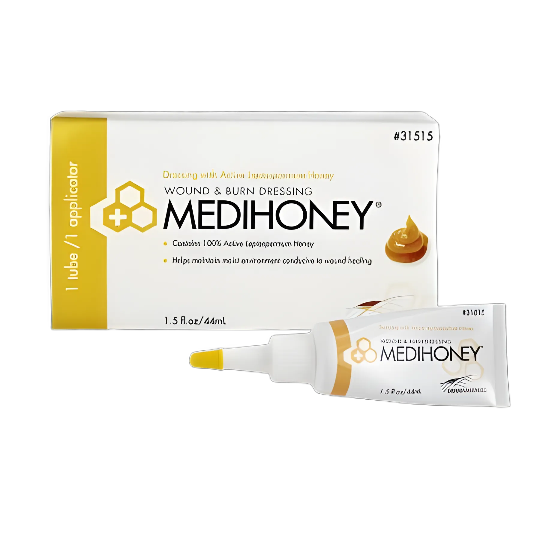 Honey Wound and Burn Dressing MEDIHONEY 1.5 oz. Paste NonSterile