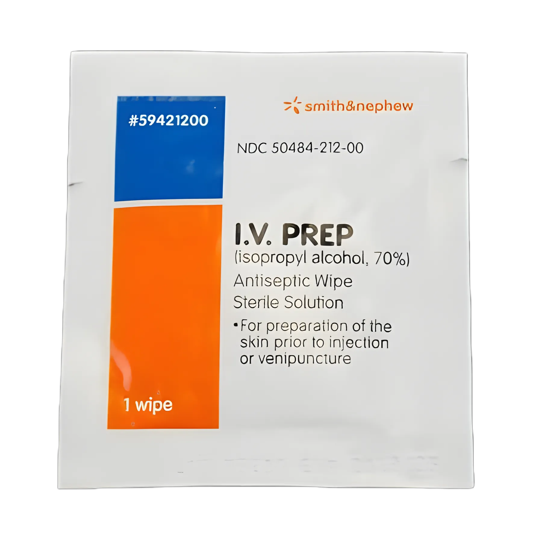 Alcohol Prep Pad IV PREP™ 70% Strength Isopropyl Alcohol Individual Packet Sterile