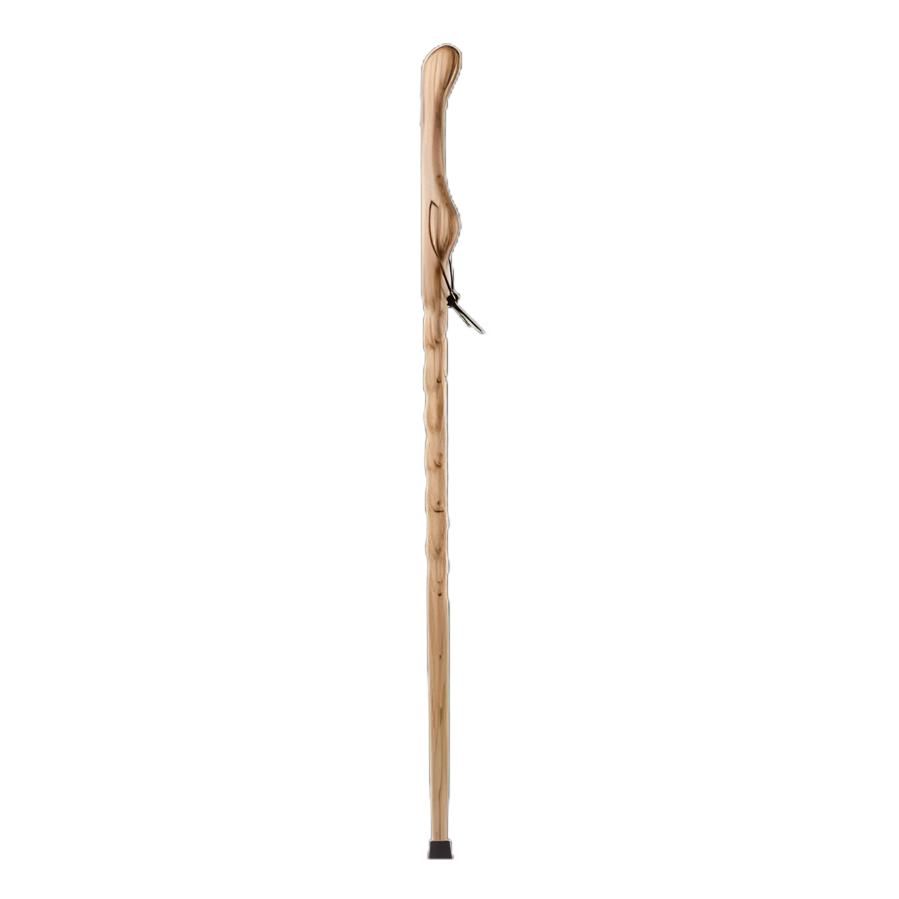 Walking Stick Brazos™ Twisted HitchHiker Wood 58 Inch Height Tan Oak