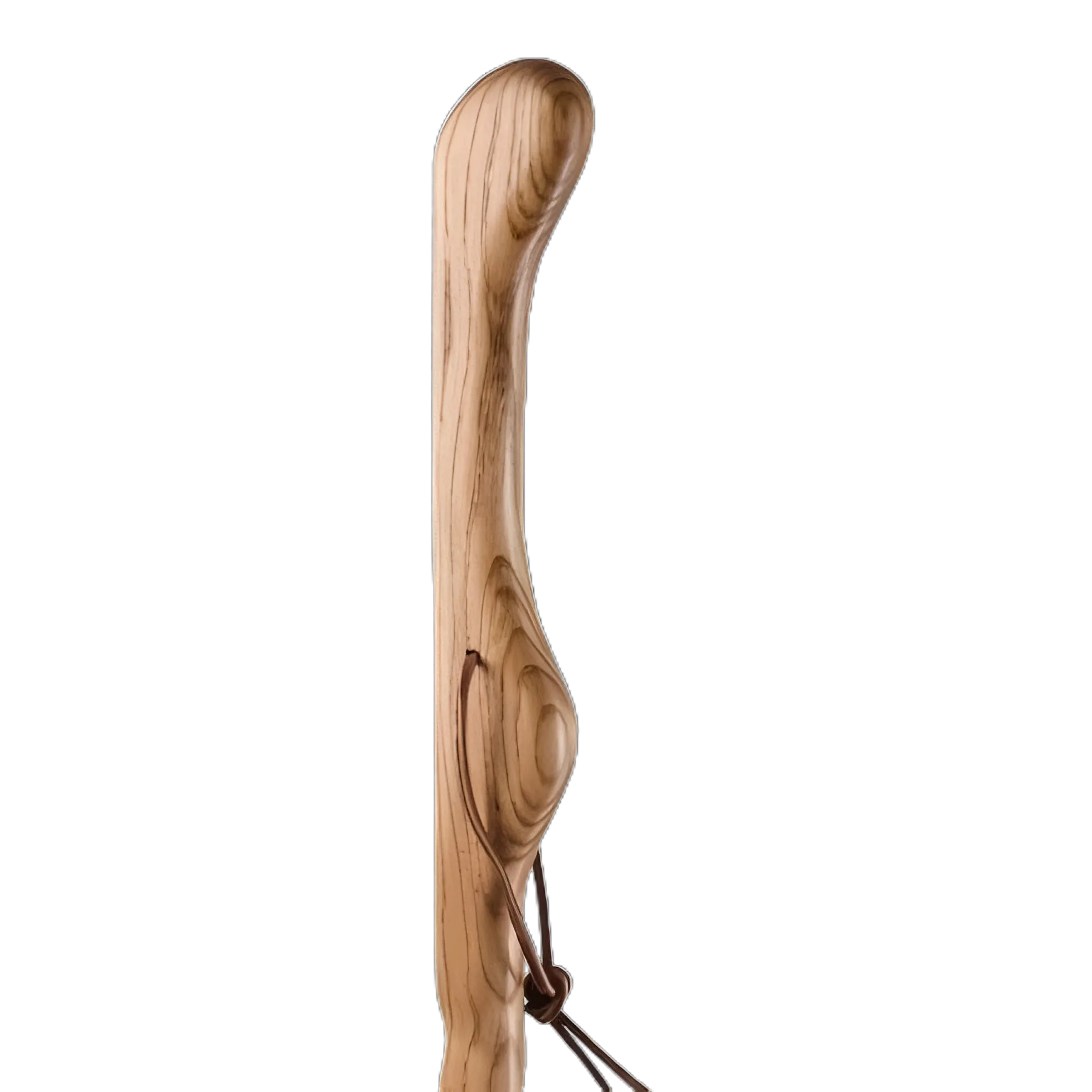 Walking Stick Brazos™ Twisted HitchHiker Wood 58 Inch Height Tan Oak