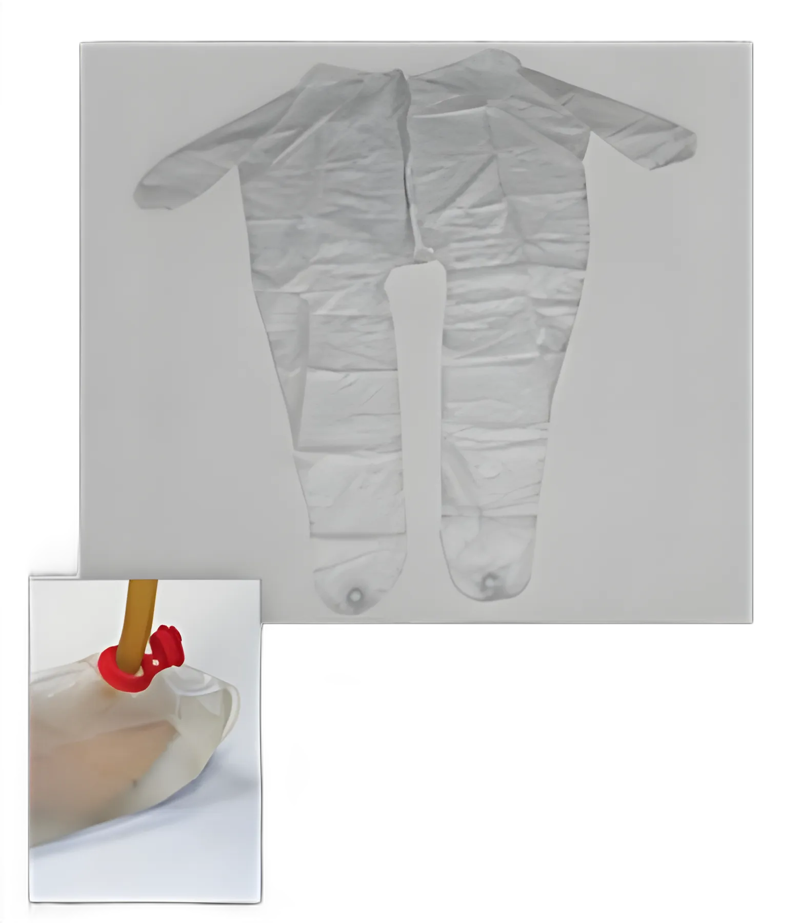 Post Mortem Unionall Mort-Port™ Medium PVC Zipper Closure, 1/2 Length - MP-UA-C-M