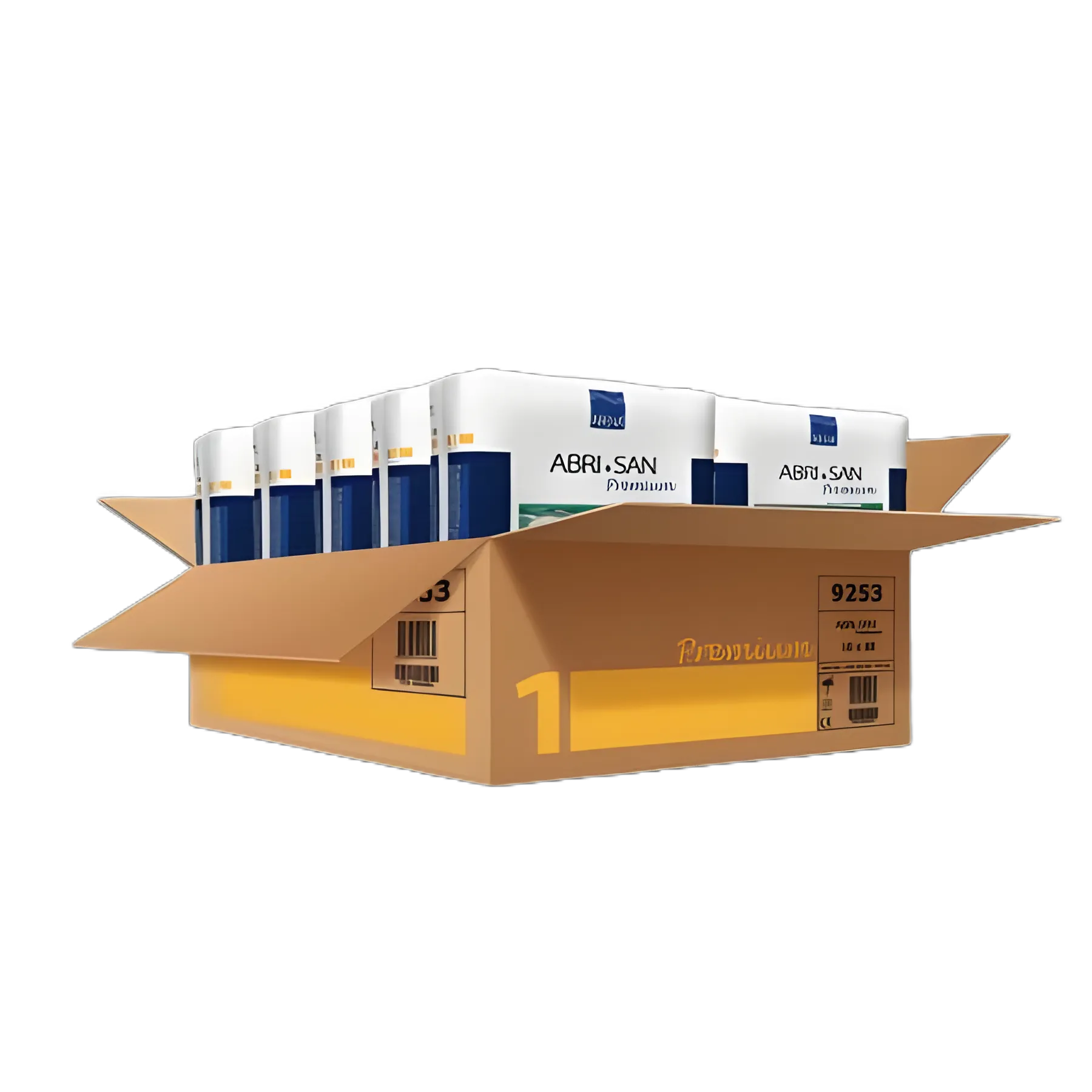 Bladder Control Pad Abri-San™ Premium 9 Inch Length Light Absorbency Fluff / Polymer Core Level 1