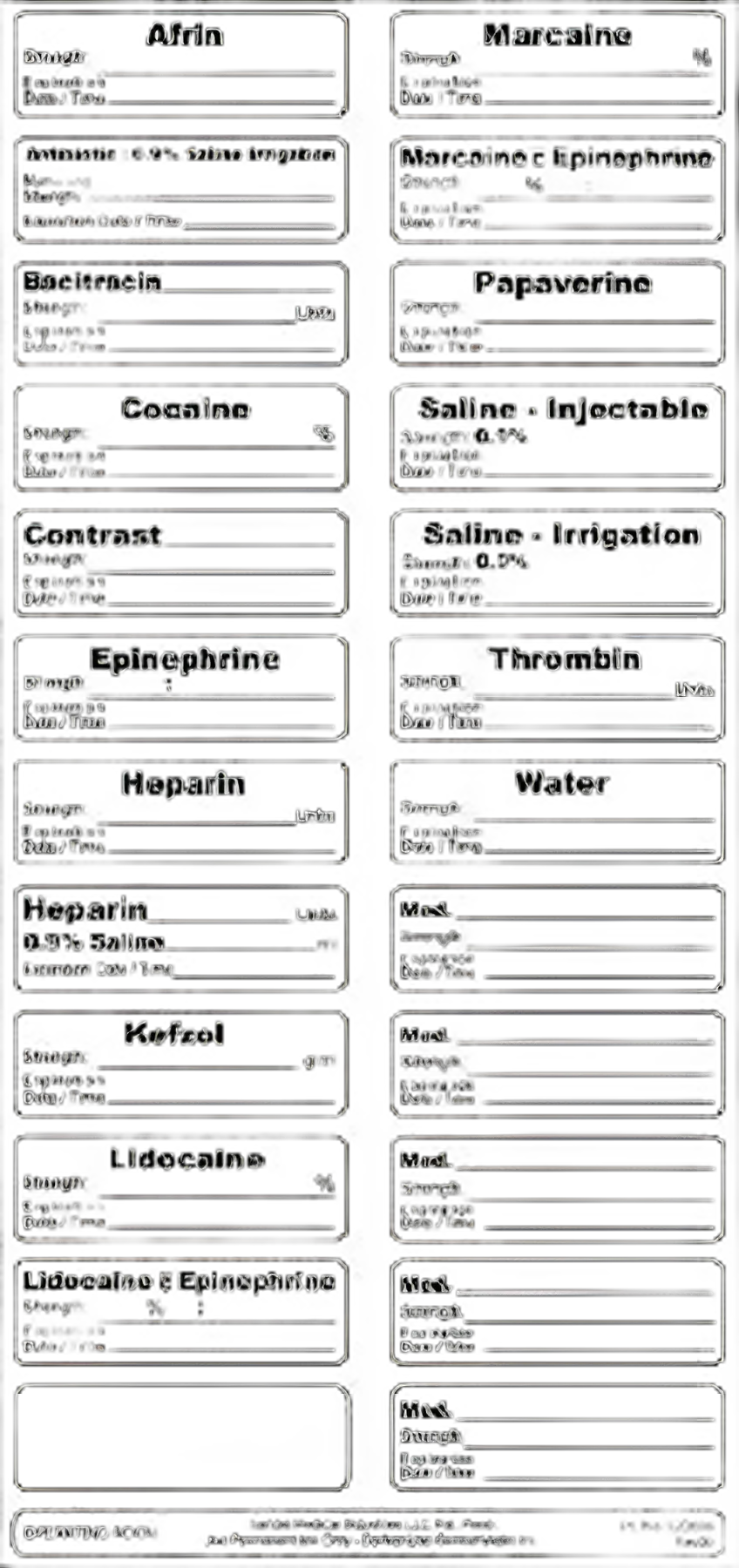 Label Kit Correct Medication Labeling System™ - 3302