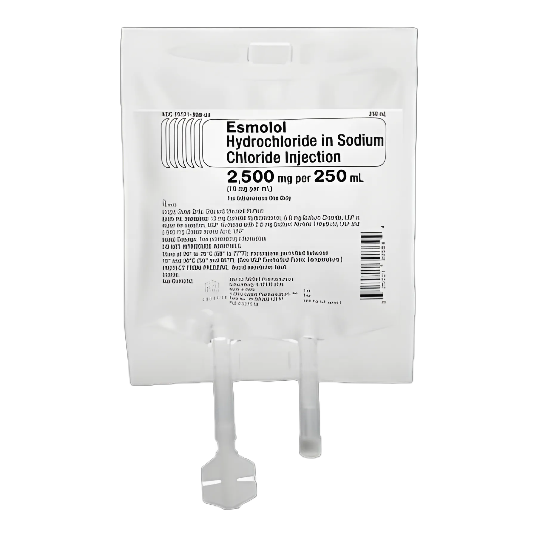 Esmolol Hydrochloride in Sodium Chloride 10 mg / mL IV Solution Flexible Bag 250 mL - 25021030884
