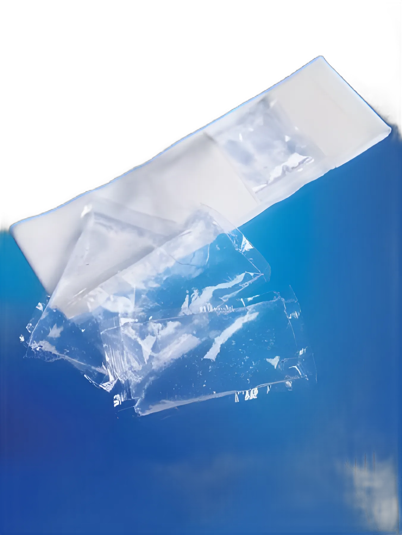 Facial Support Wrap with Gel Packs One Size Fits Most Satin Spandex White - T-850C-4