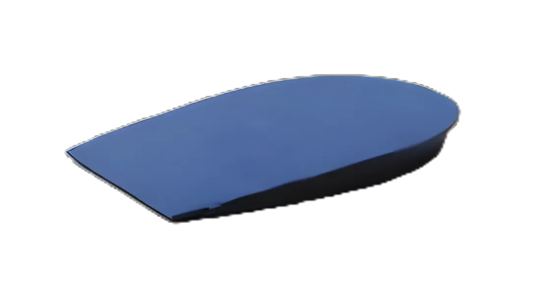 AliMed® Leg-Length Discrepancy Pads Heel Lift Large Fabric / Viscoelastic Polymer Blue Male 9 and Up