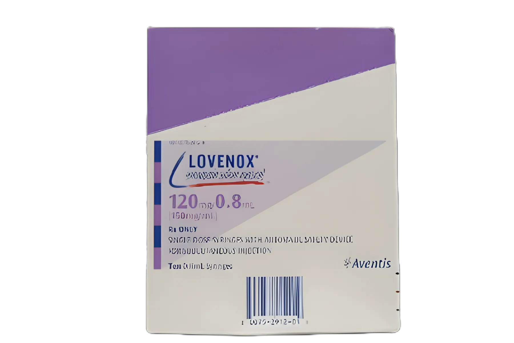 Lovenox® Enoxaparin Sodium, Preservative Free 120 mg / 0.8 mL Injection Prefilled Syringe 0.8 mL